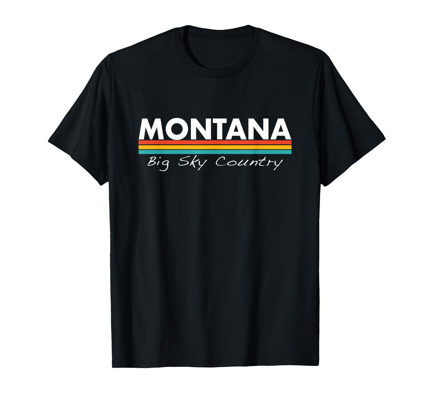Montana Big Sky Country Stripes T-Shirt - Trendy Graphic Unisex - T-Shirt, Sweatshirt, Hoodie