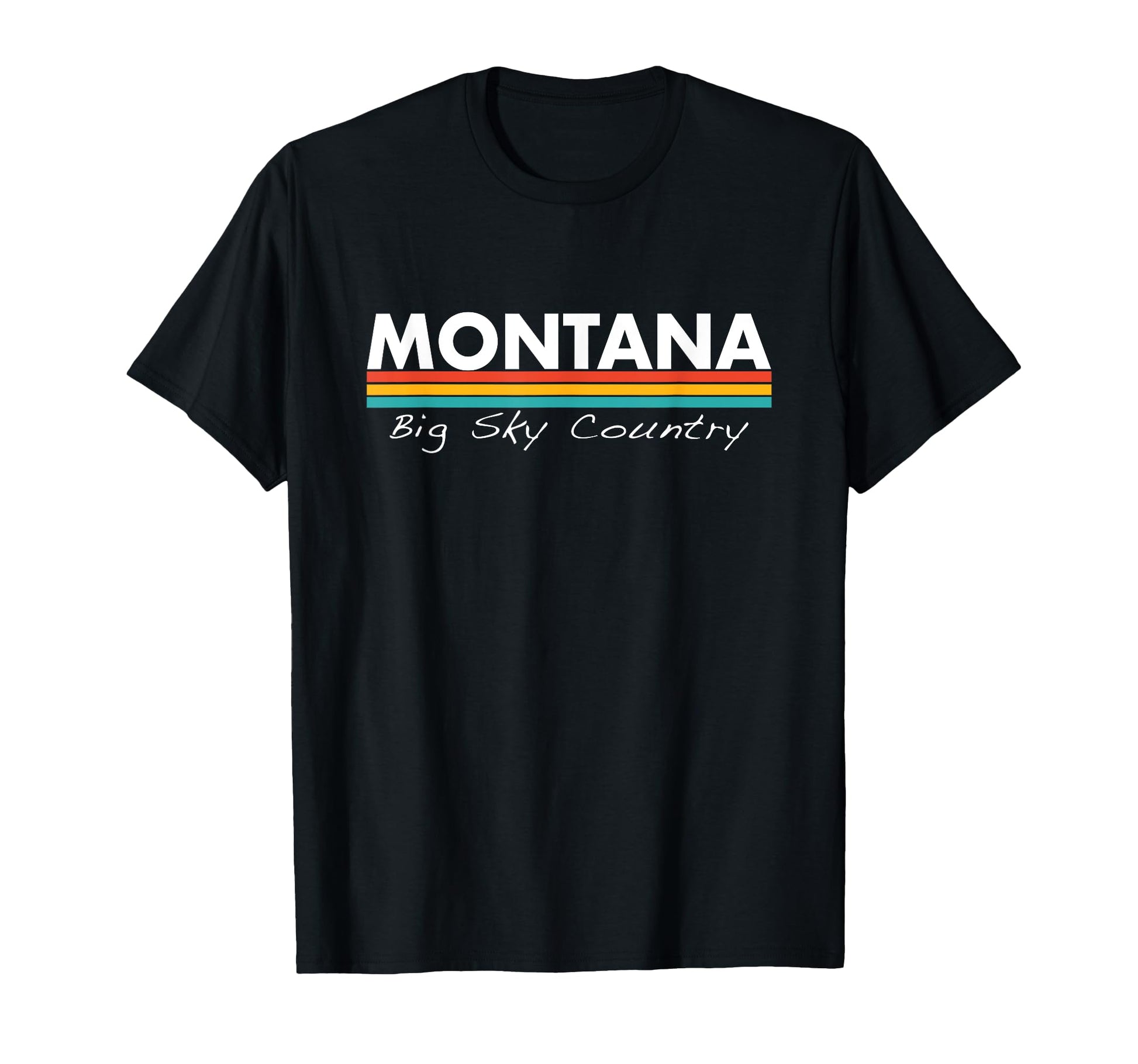 Montana Big Sky Country Stripes T-Shirt - Trendy Graphic Unisex - T-Shirt, Sweatshirt, Hoodie