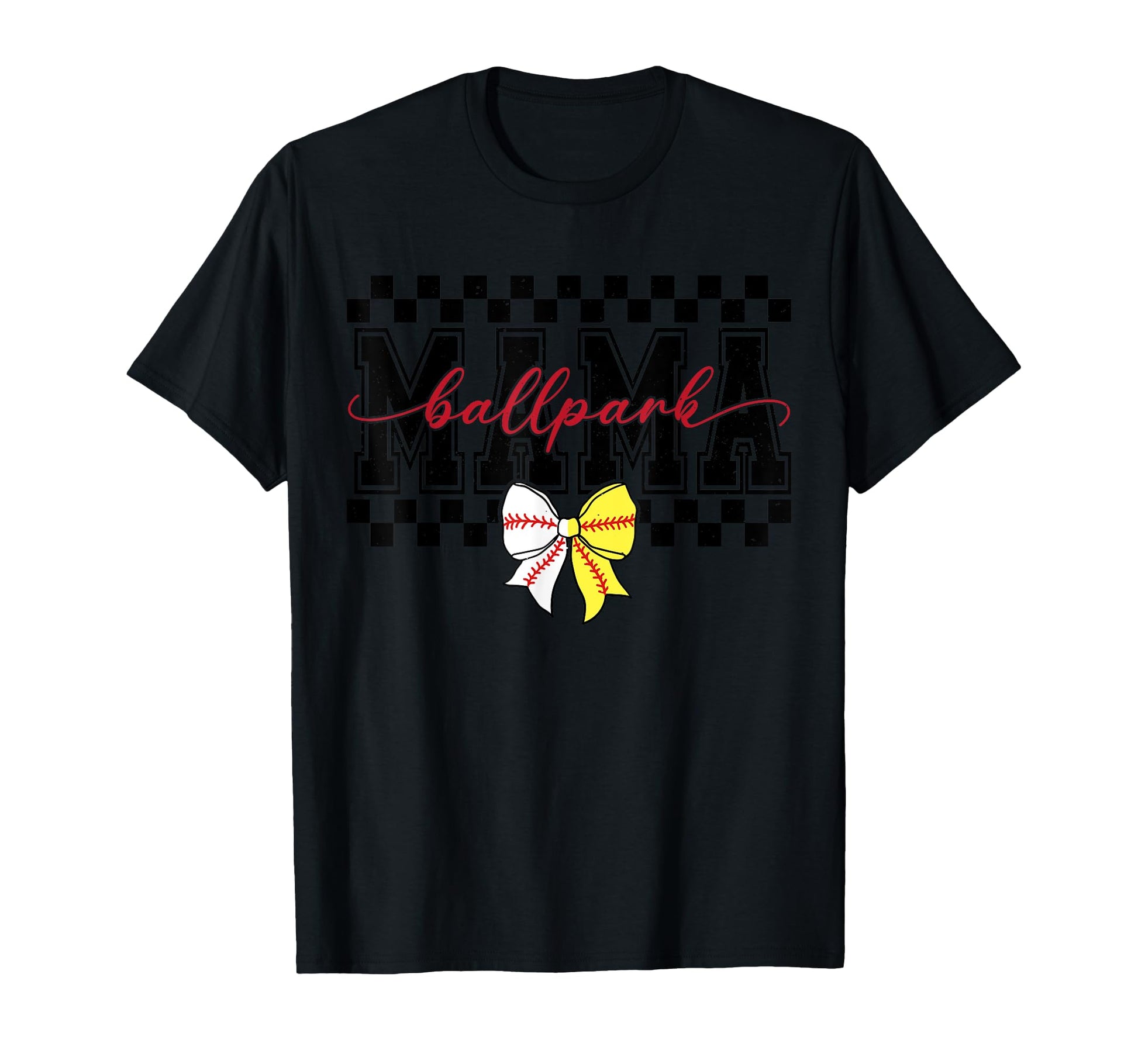 Ballpark Mom Mama Baseball Softball T-Shirt - Casual Everyday Wear Unisex - T-Shirt, Sweatshirt, Hoodie