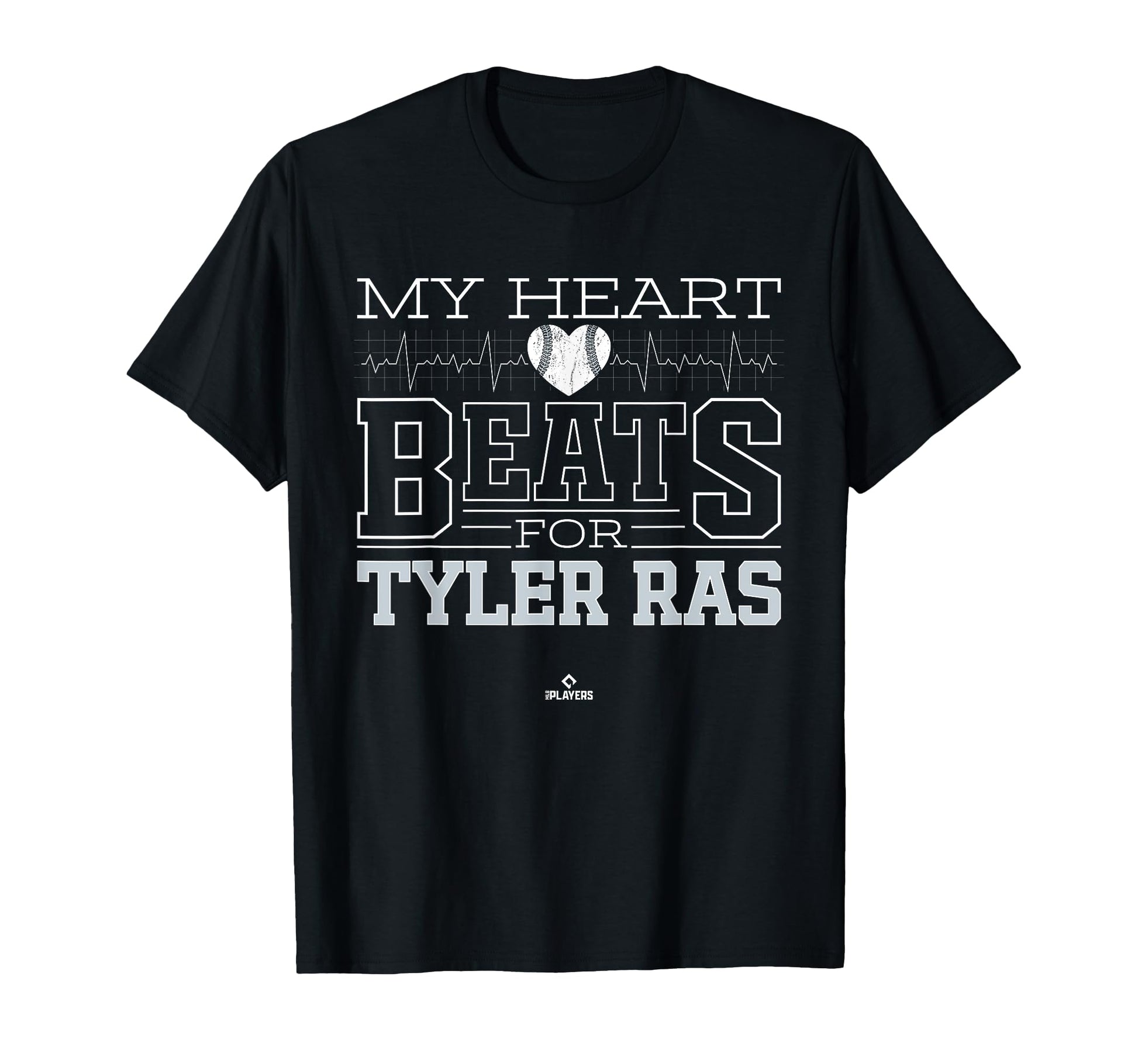 My Heart Beats Tyler Ras Prospect T-Shirt - Minimalist Print for Adults - T-Shirt, Sweatshirt, Hoodie