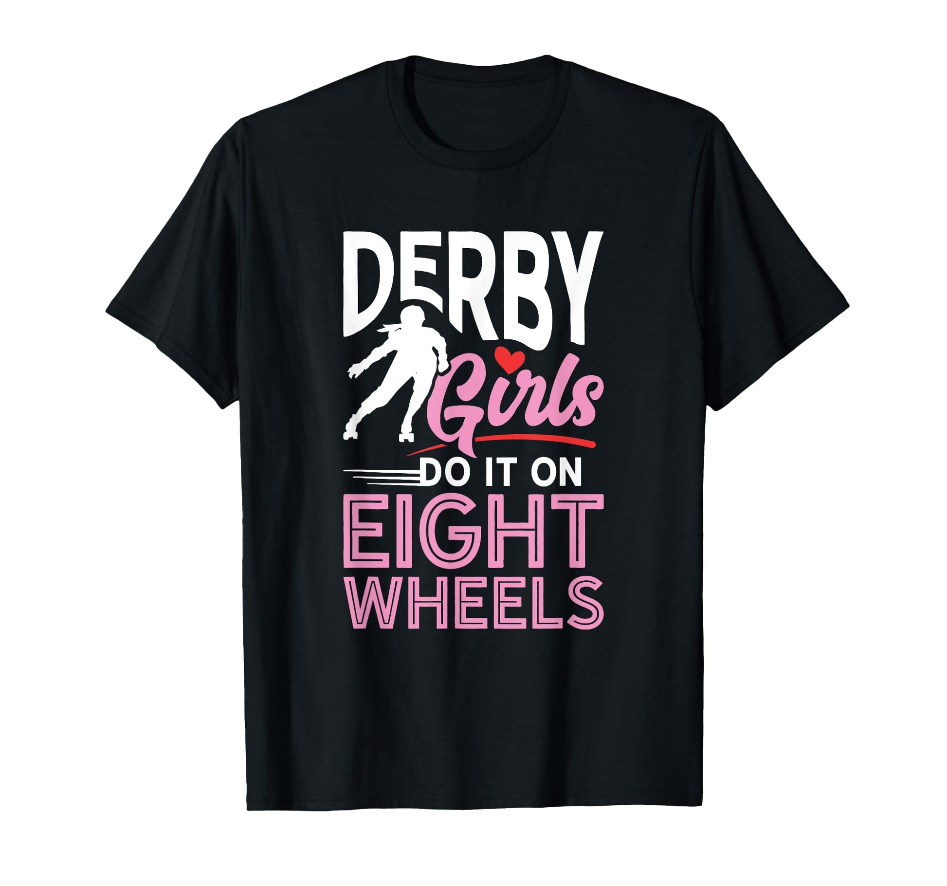Skater Skates Roller Skating Eight T-Shirt - Graphic Print for Adults - T-Shirt, Sweatshirt, Hoodie
