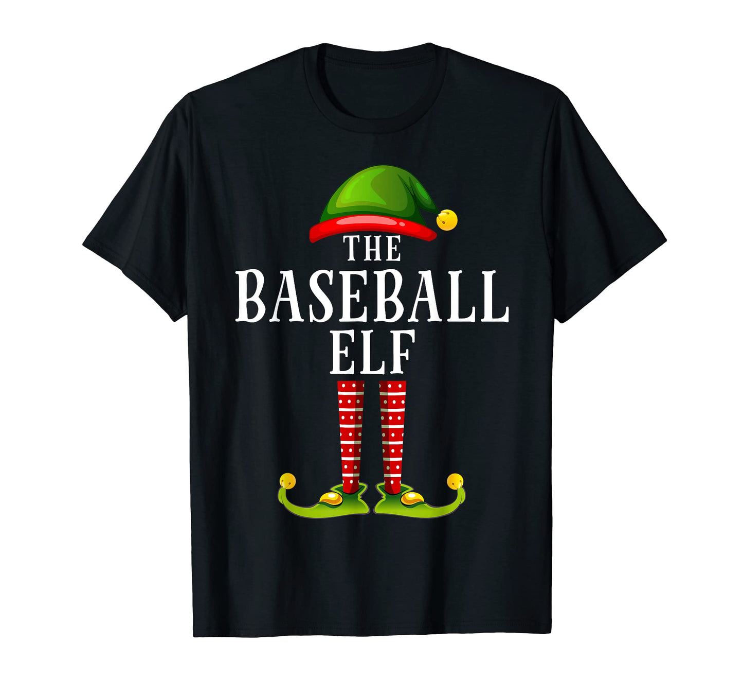 Baseball Elf Matching Family Group Pjs T-Shirt - Streetwear Style Men Women - T-Shirt, Sweatshirt, Hoodie