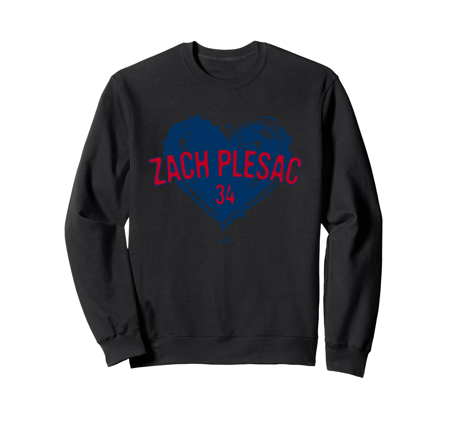 Distressed Heart Zach Plesac Los Sweatshirt - Streetwear Style Unisex - T-Shirt, Sweatshirt, Hoodie