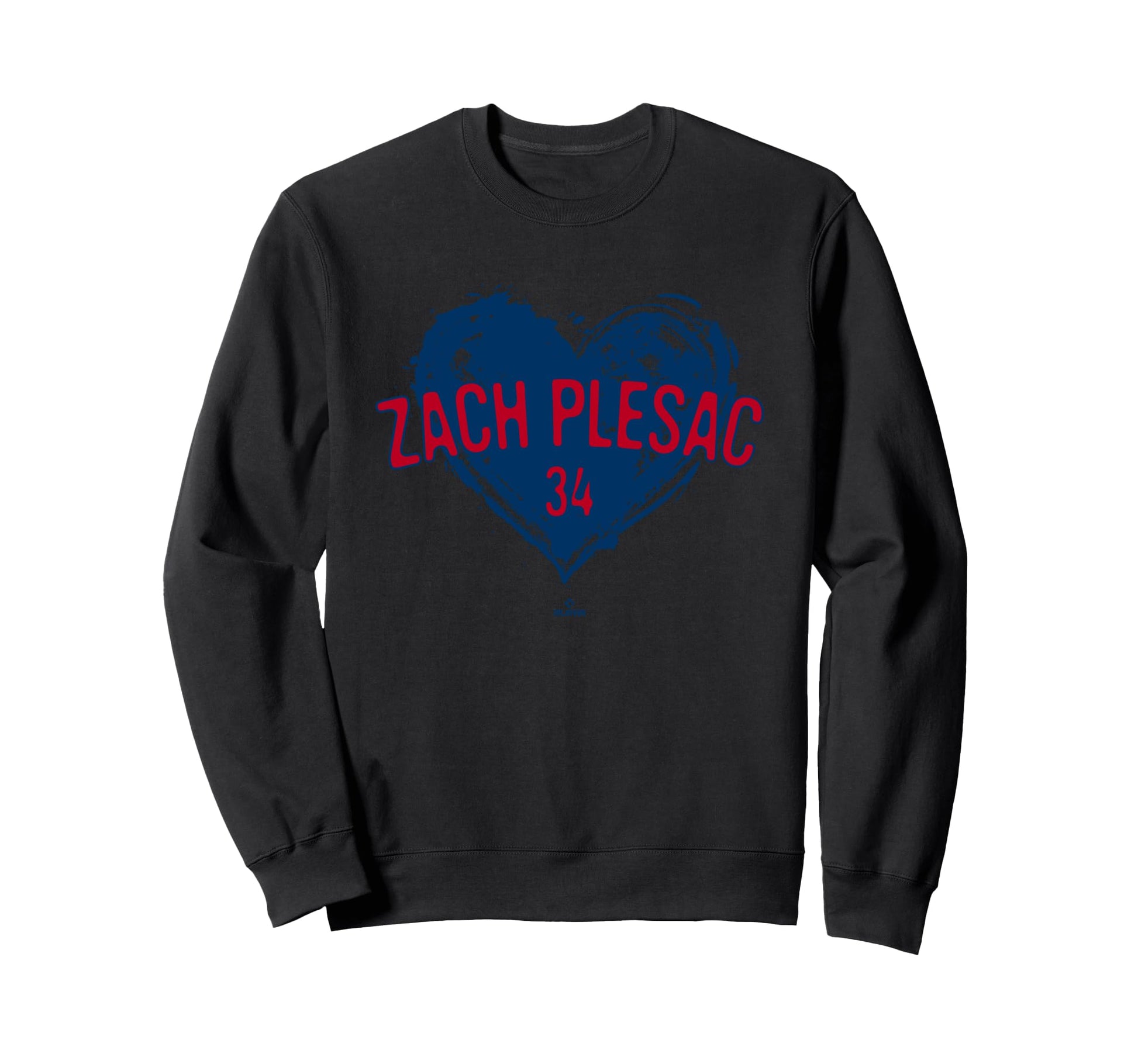 Distressed Heart Zach Plesac Los Sweatshirt - Streetwear Style Unisex - T-Shirt, Sweatshirt, Hoodie
