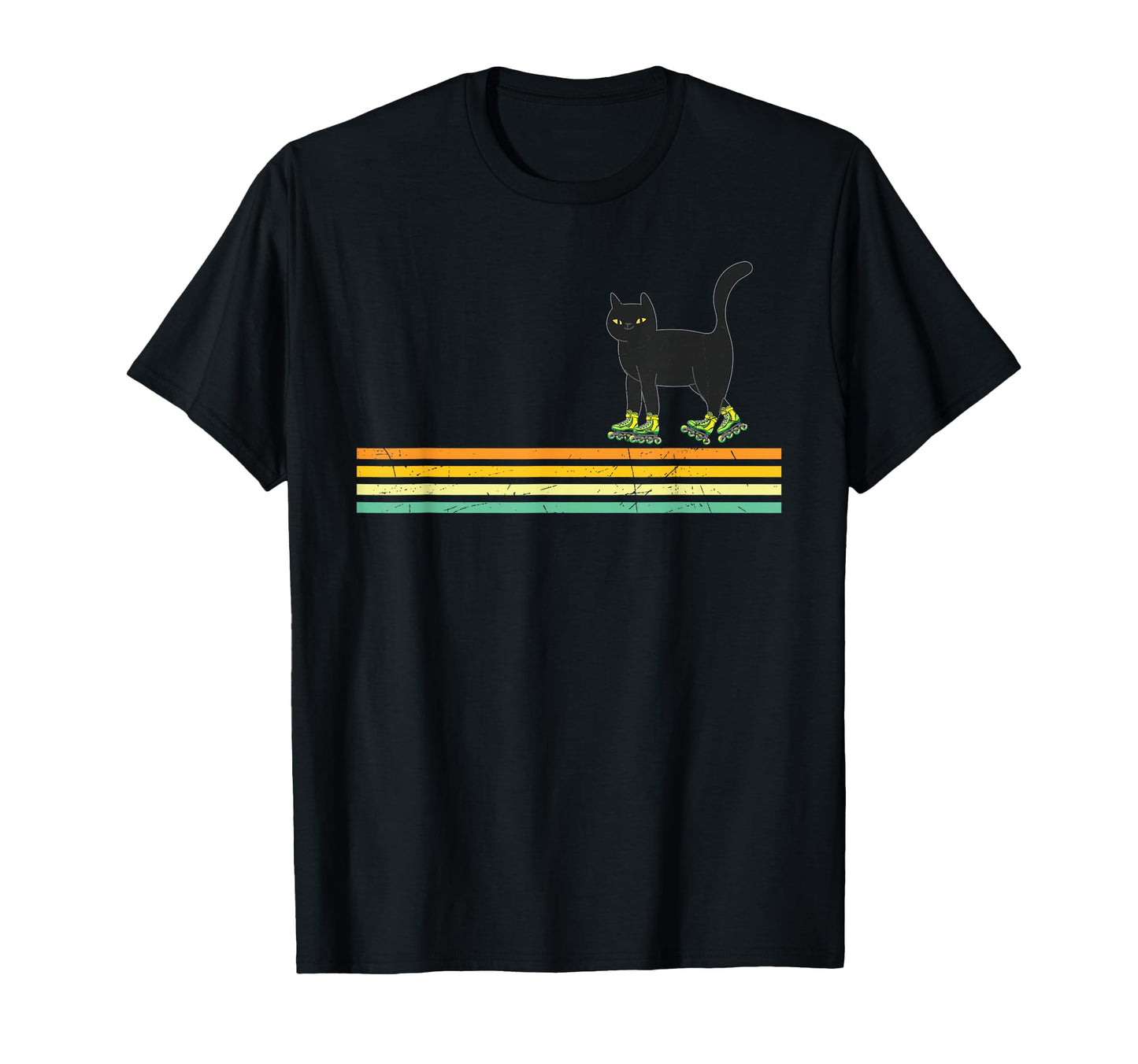 Roller Skating Cats Derby Skater T-Shirt - Aesthetic Graphic Men Women - T-Shirt, Sweatshirt, Hoodie