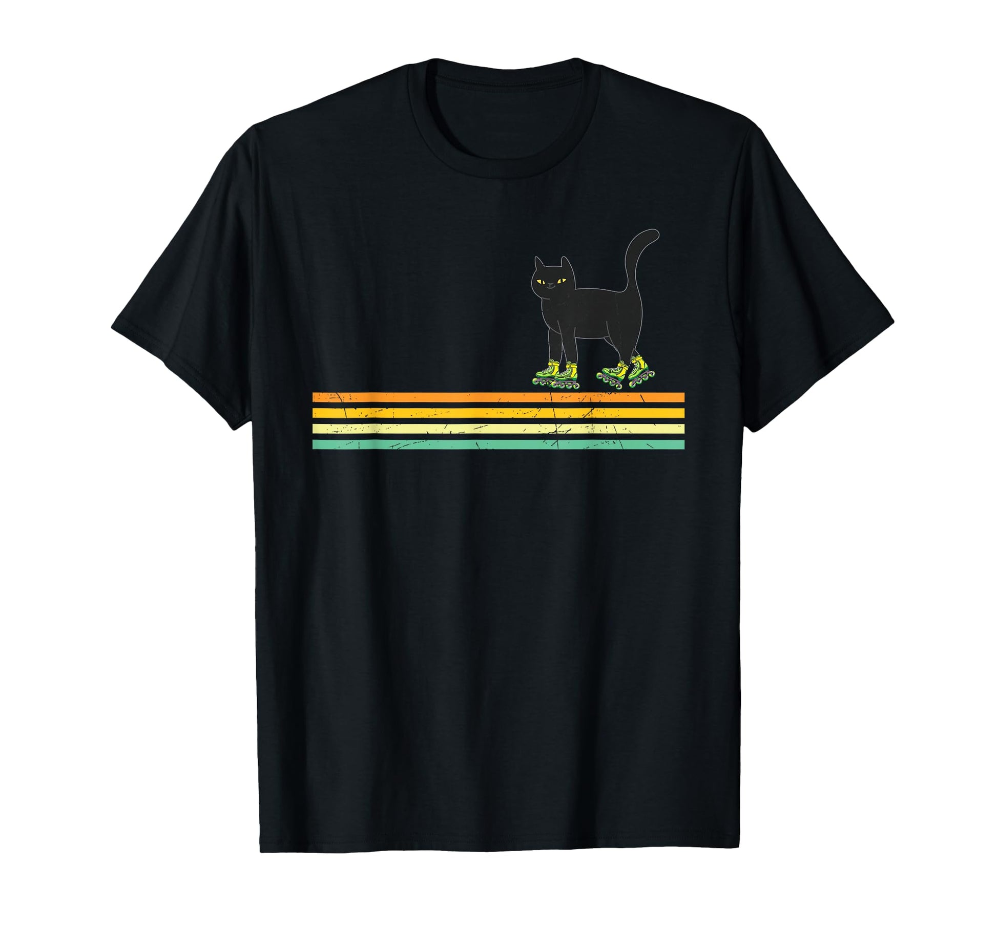 Roller Skating Cats Derby Skater T-Shirt - Aesthetic Graphic Men Women - T-Shirt, Sweatshirt, Hoodie