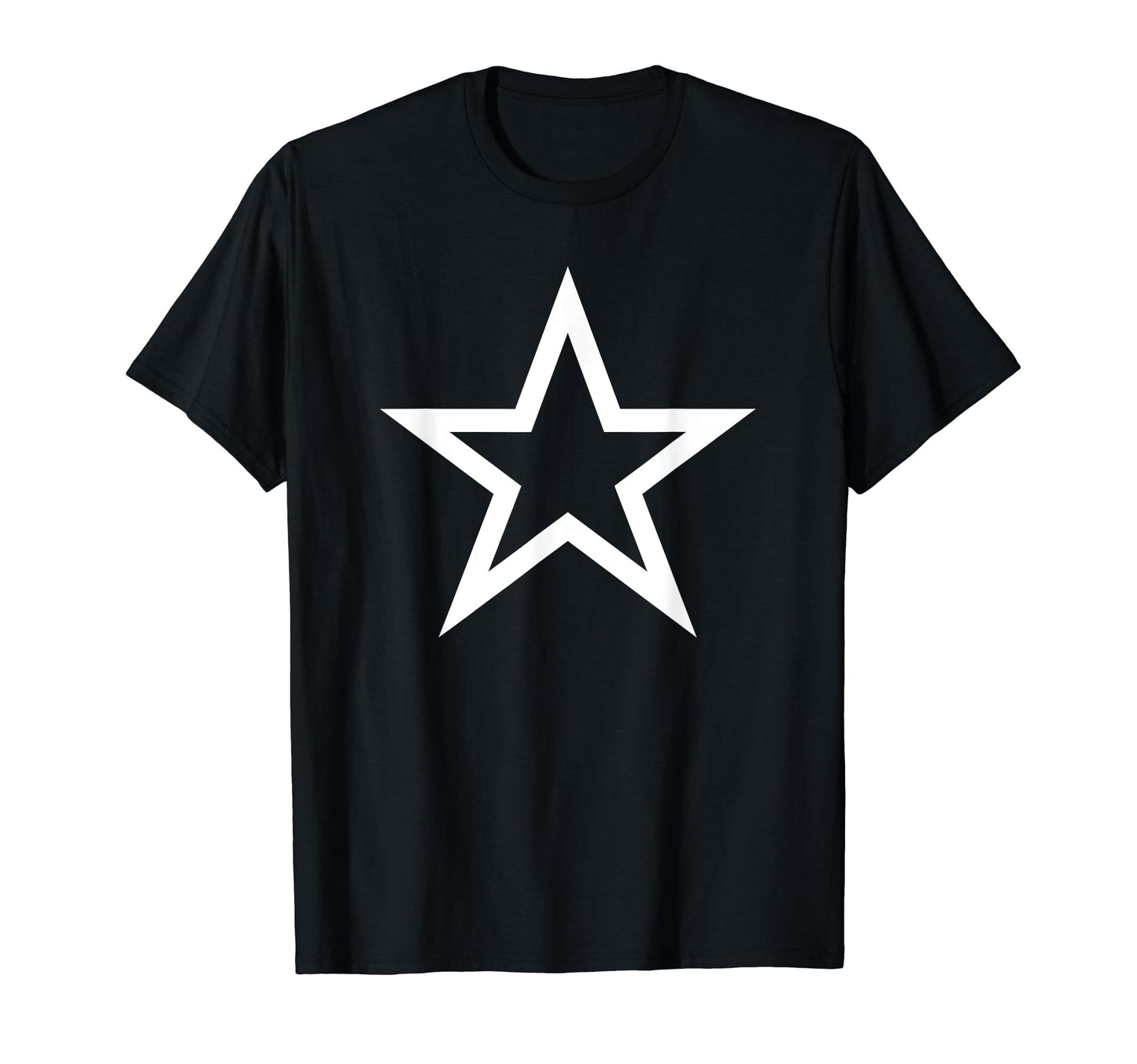 Y2K Aesthetic Star Black And T-Shirt - Casual Everyday Wear Men Women - T-Shirt, Sweatshirt, Hoodie
