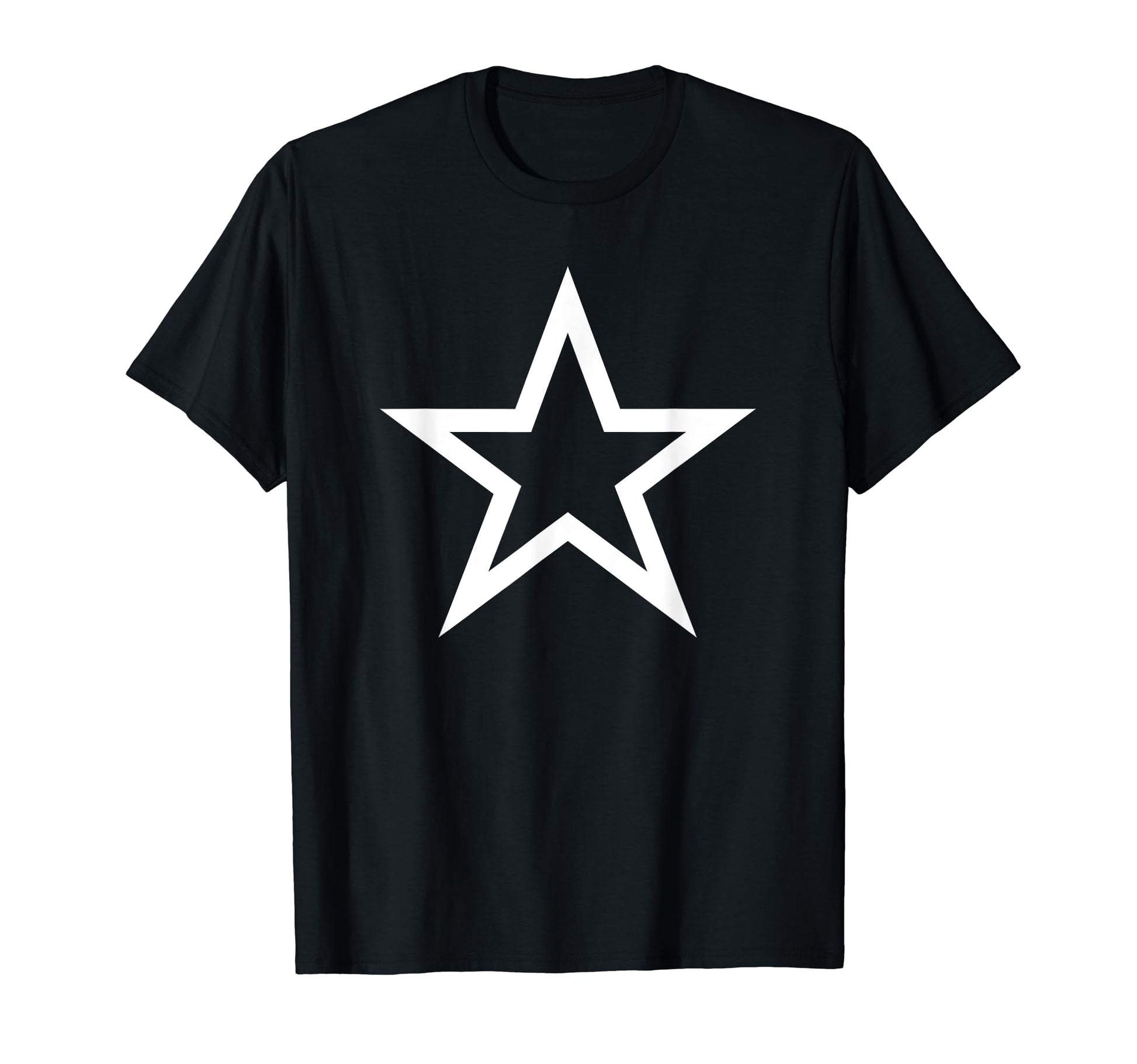 Y2K Aesthetic Star Black And T-Shirt - Casual Everyday Wear Men Women - T-Shirt, Sweatshirt, Hoodie
