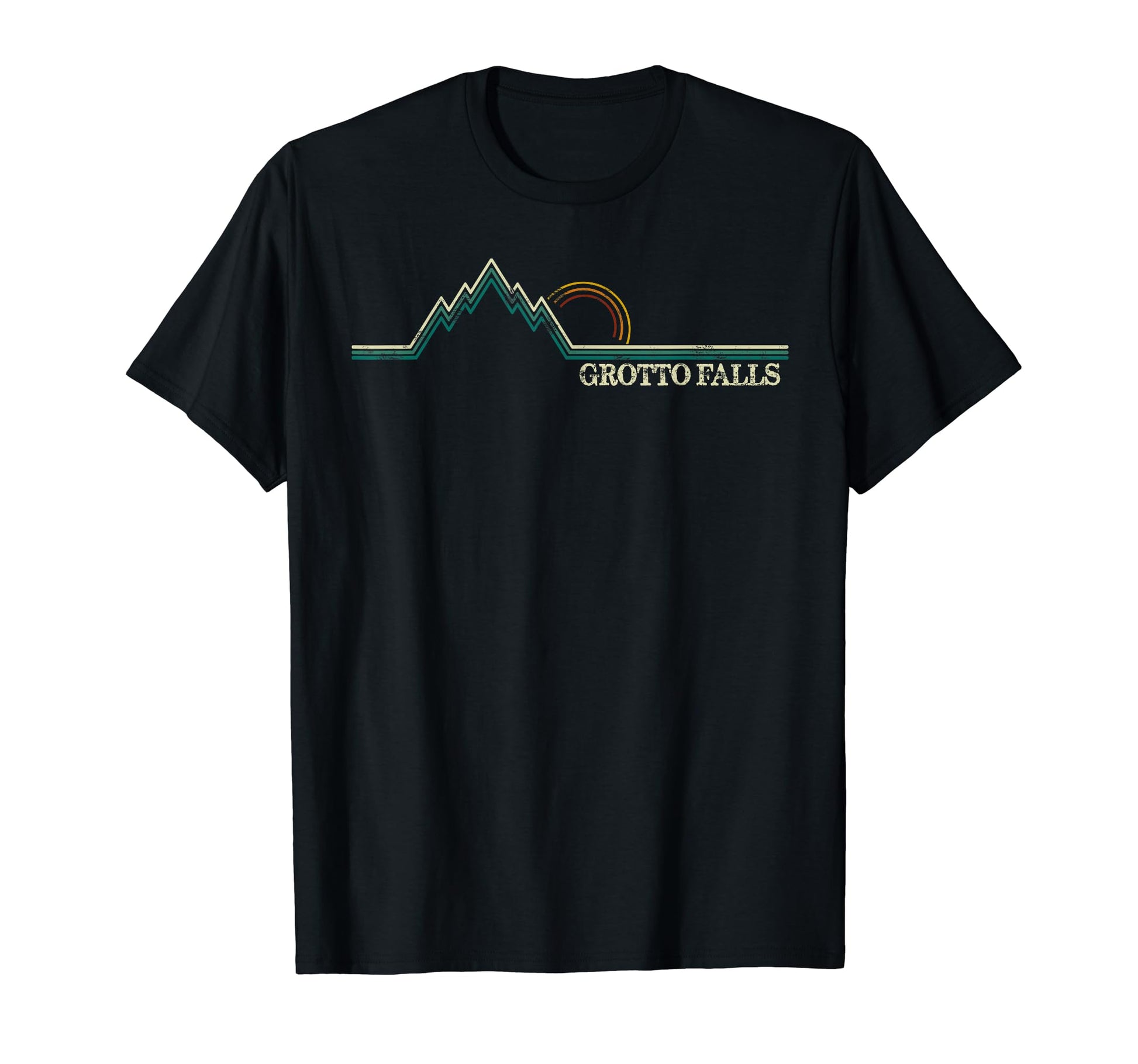 Grotto Falls Great Smoky Mountains T-Shirt - Minimalist Print Unisex - T-Shirt, Sweatshirt, Hoodie