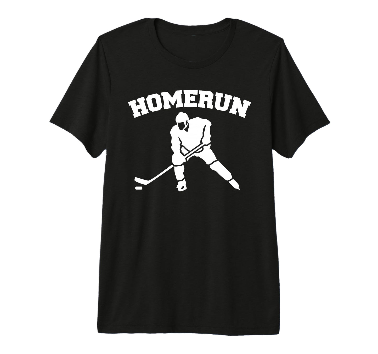 Homerun Ice Hockey Funny Hockey Player T-Shirt - Graphic Print Men Women - T-Shirt, Sweatshirt, Hoodie