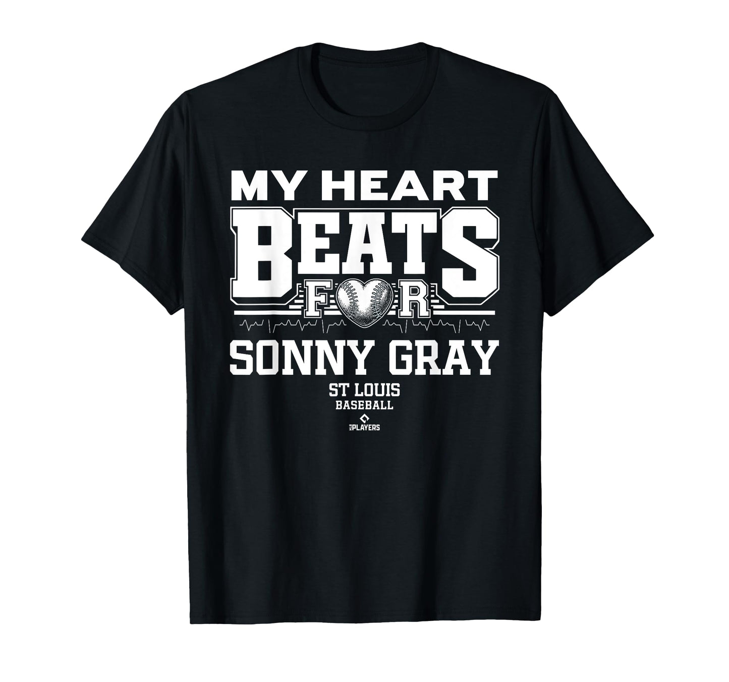 My Heart Beats Sonny Gray St Louis T-Shirt - Aesthetic Graphic Men Women - T-Shirt, Sweatshirt, Hoodie