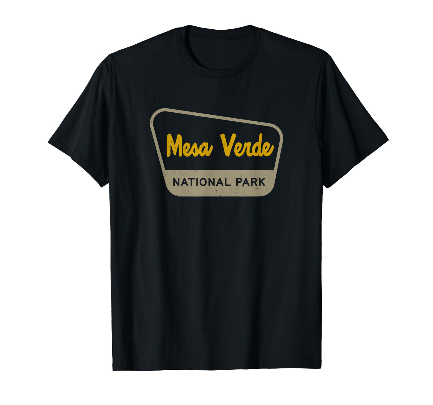 Mesa Verde National Park Two Tone T-Shirt - Minimalist Print for Adults - T-Shirt, Sweatshirt, Hoodie
