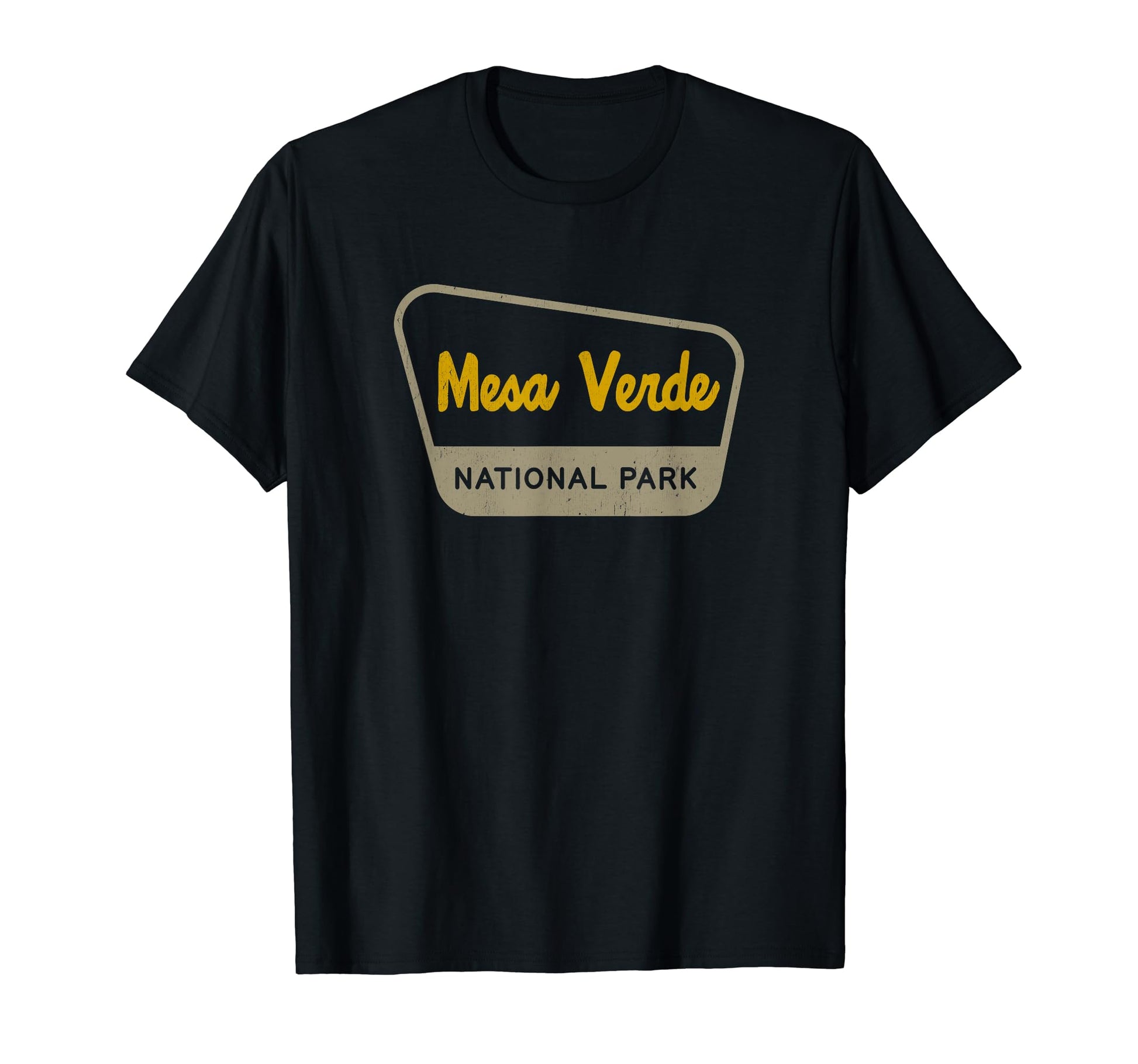 Mesa Verde National Park Two Tone T-Shirt - Minimalist Print for Adults - T-Shirt, Sweatshirt, Hoodie