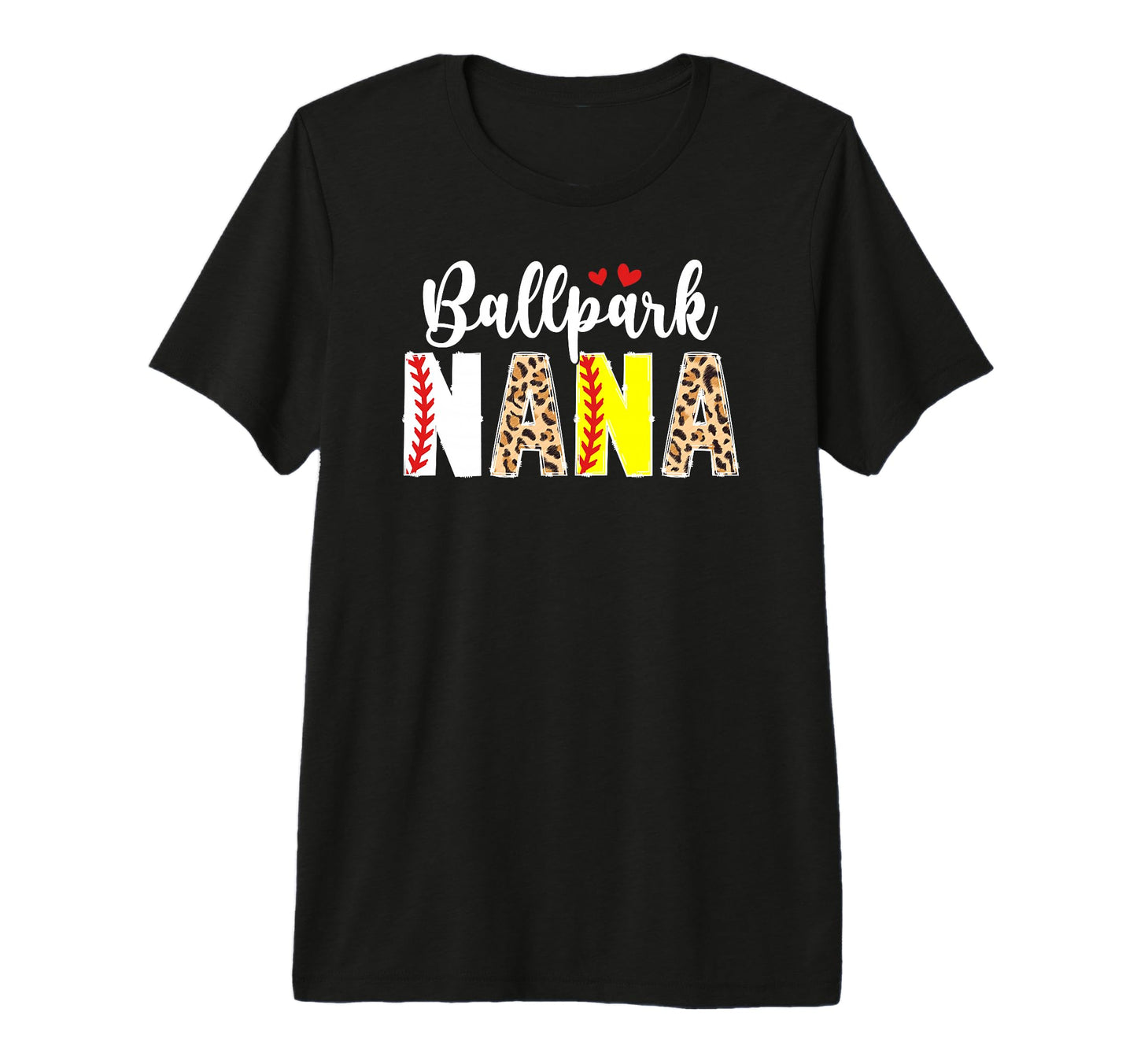 Ballpark Nana Baseball Softball Nana T-Shirt - Trendy Graphic Unisex - T-Shirt, Sweatshirt, Hoodie