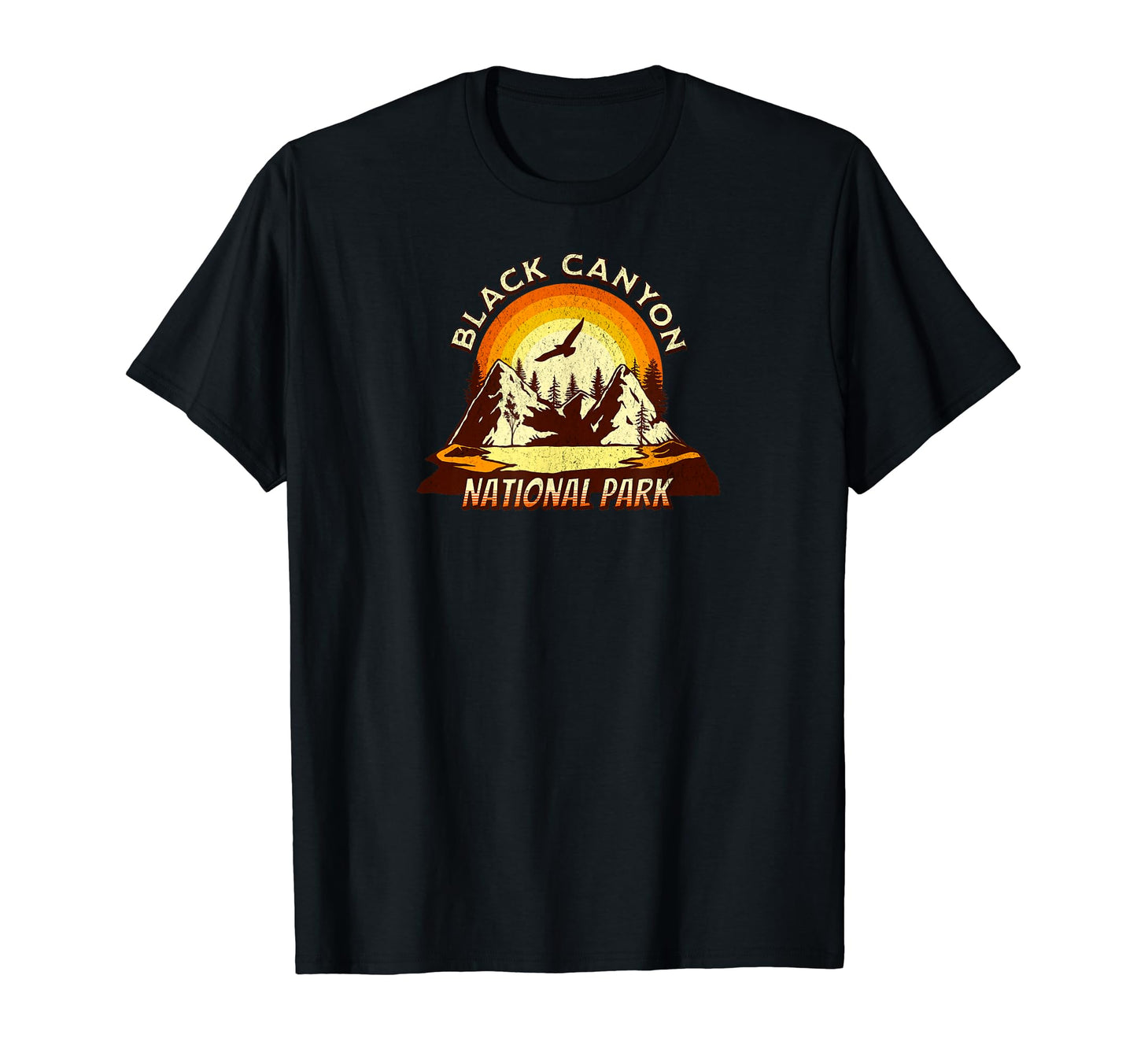 Black Canyon National Park Mountain T-Shirt - Graphic Print Men Women - T-Shirt, Sweatshirt, Hoodie