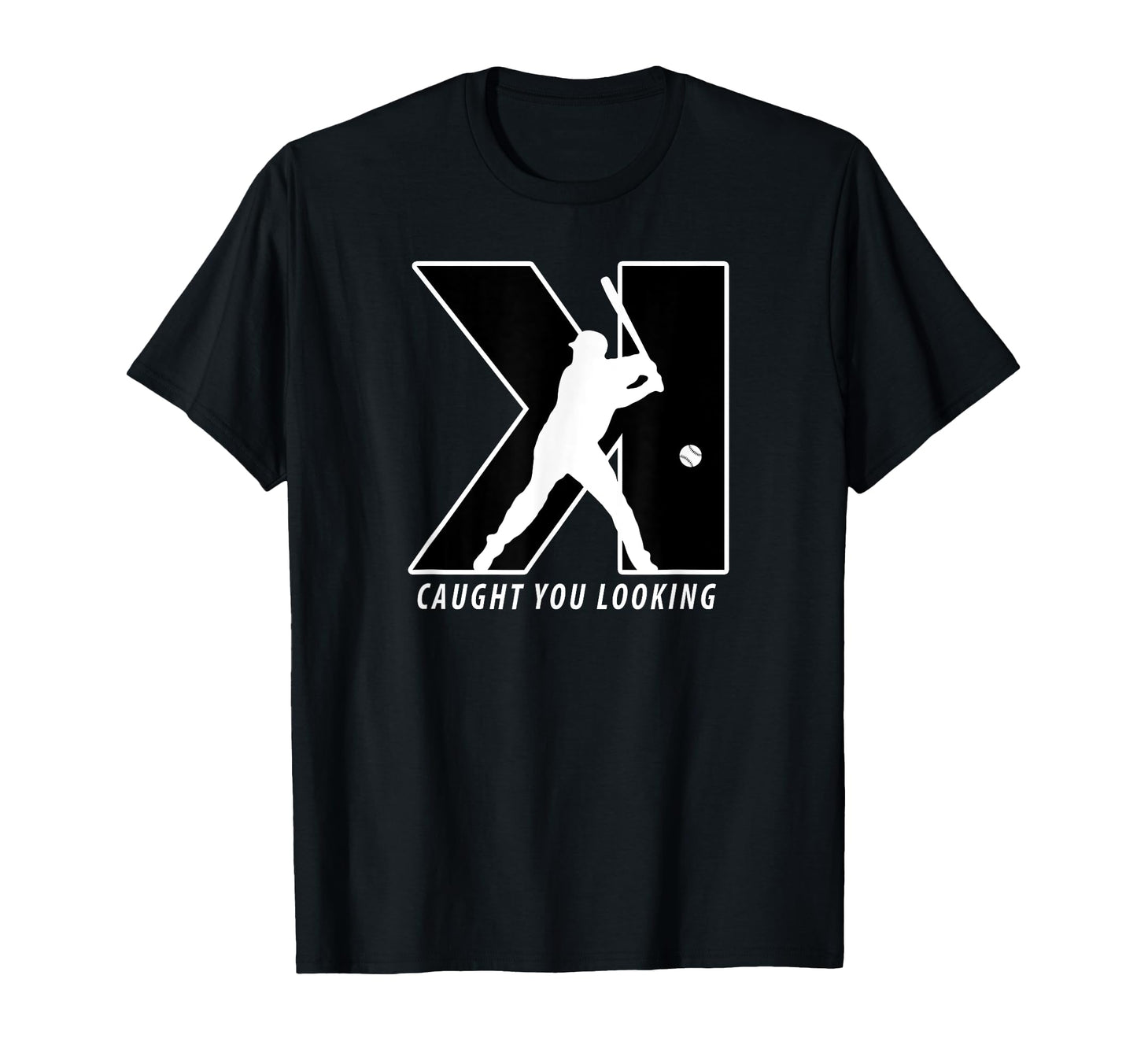 Backwards K Strikeout Looking Softball T-Shirt - Novelty Apparel Men Women - T-Shirt, Sweatshirt, Hoodie
