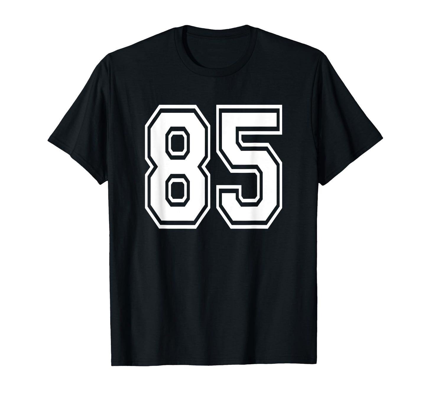 Number 85 Numbered Uniform Sports T-Shirt - Casual Everyday Wear Men Women - T-Shirt, Sweatshirt, Hoodie