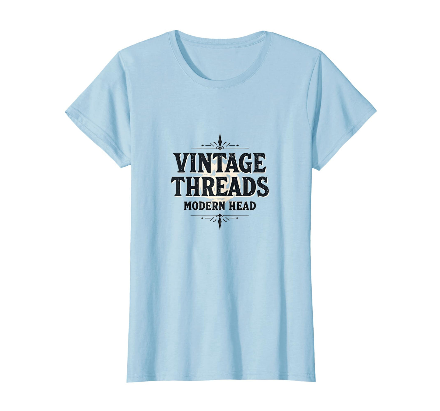 Threads Modern Head T-Shirt - Custom Art Print for Adults - T-Shirt, Sweatshirt, Hoodie