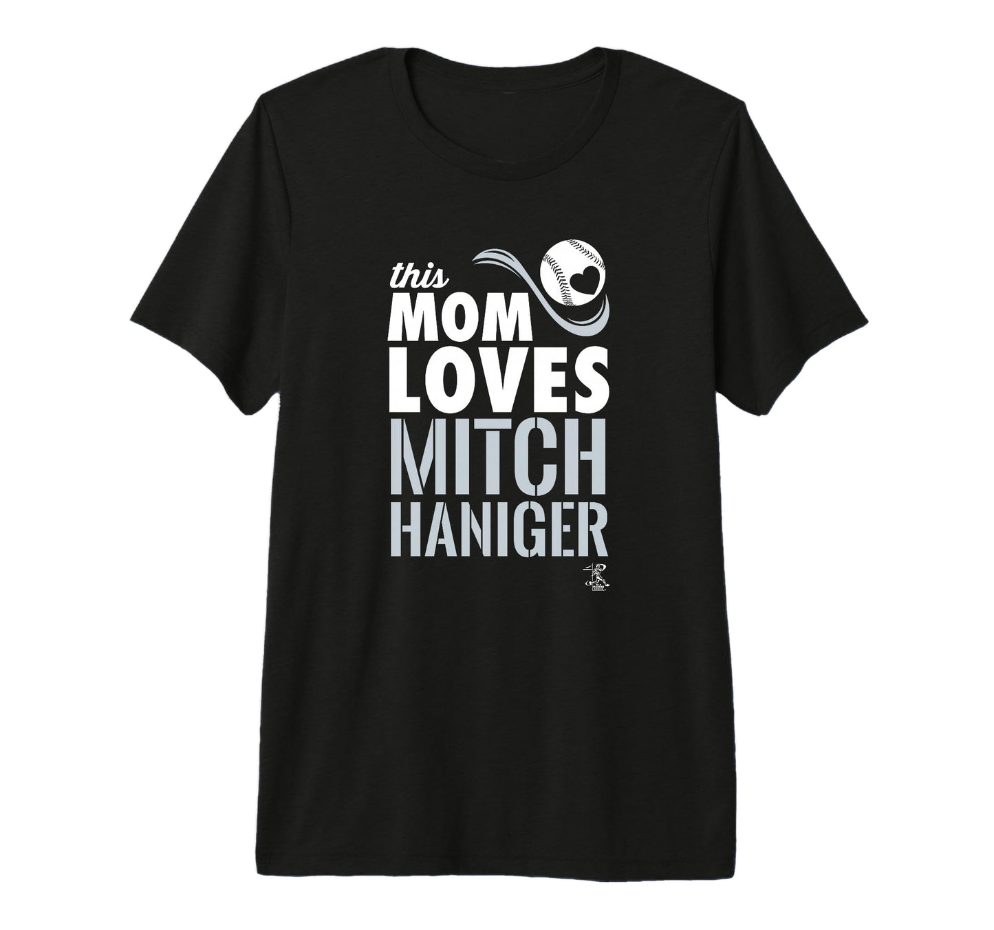 Mitch Haniger This Mom Loves Tri Blend T-Shirt - Graphic Print Men Women - T-Shirt, Sweatshirt, Hoodie
