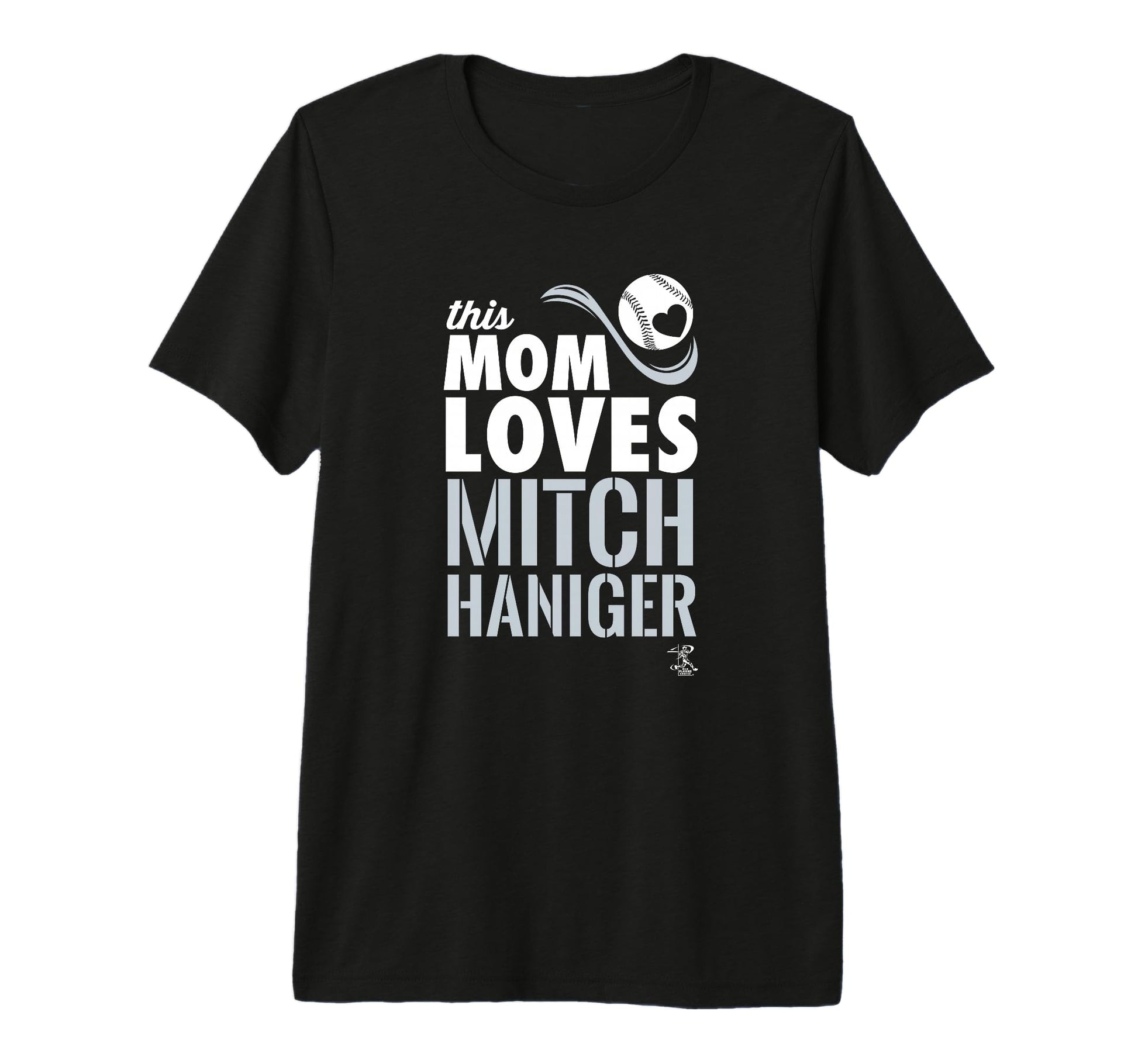 Mitch Haniger This Mom Loves Tri Blend T-Shirt - Graphic Print Men Women - T-Shirt, Sweatshirt, Hoodie
