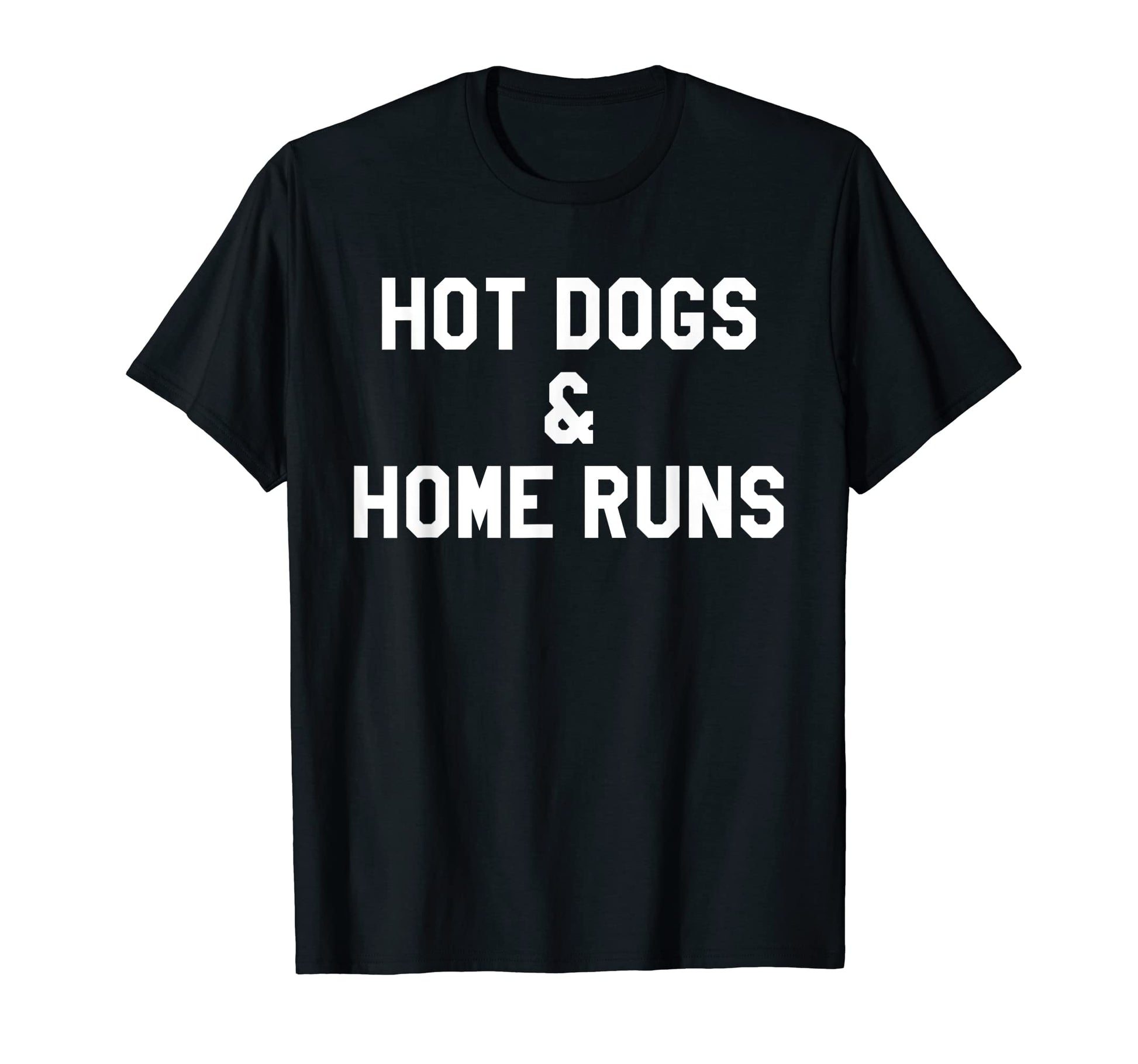 Hot Dogs And Home Runs Baseball Hot Dogs T-Shirt - Minimalist Print Unisex - T-Shirt, Sweatshirt, Hoodie