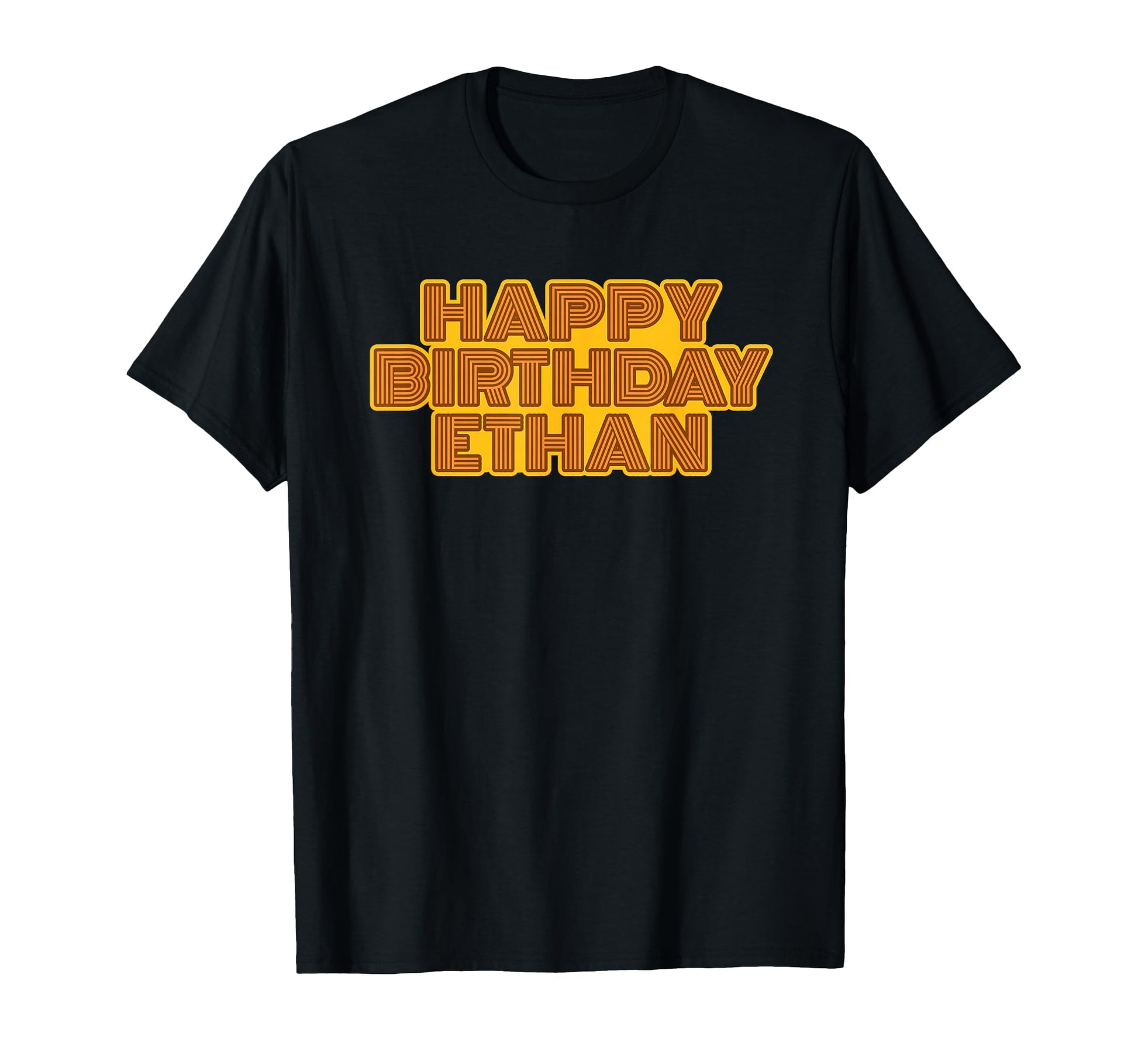 Happy Birthday Ethan Personalized Name T-Shirt - Graphic Print Men Women - T-Shirt, Sweatshirt, Hoodie