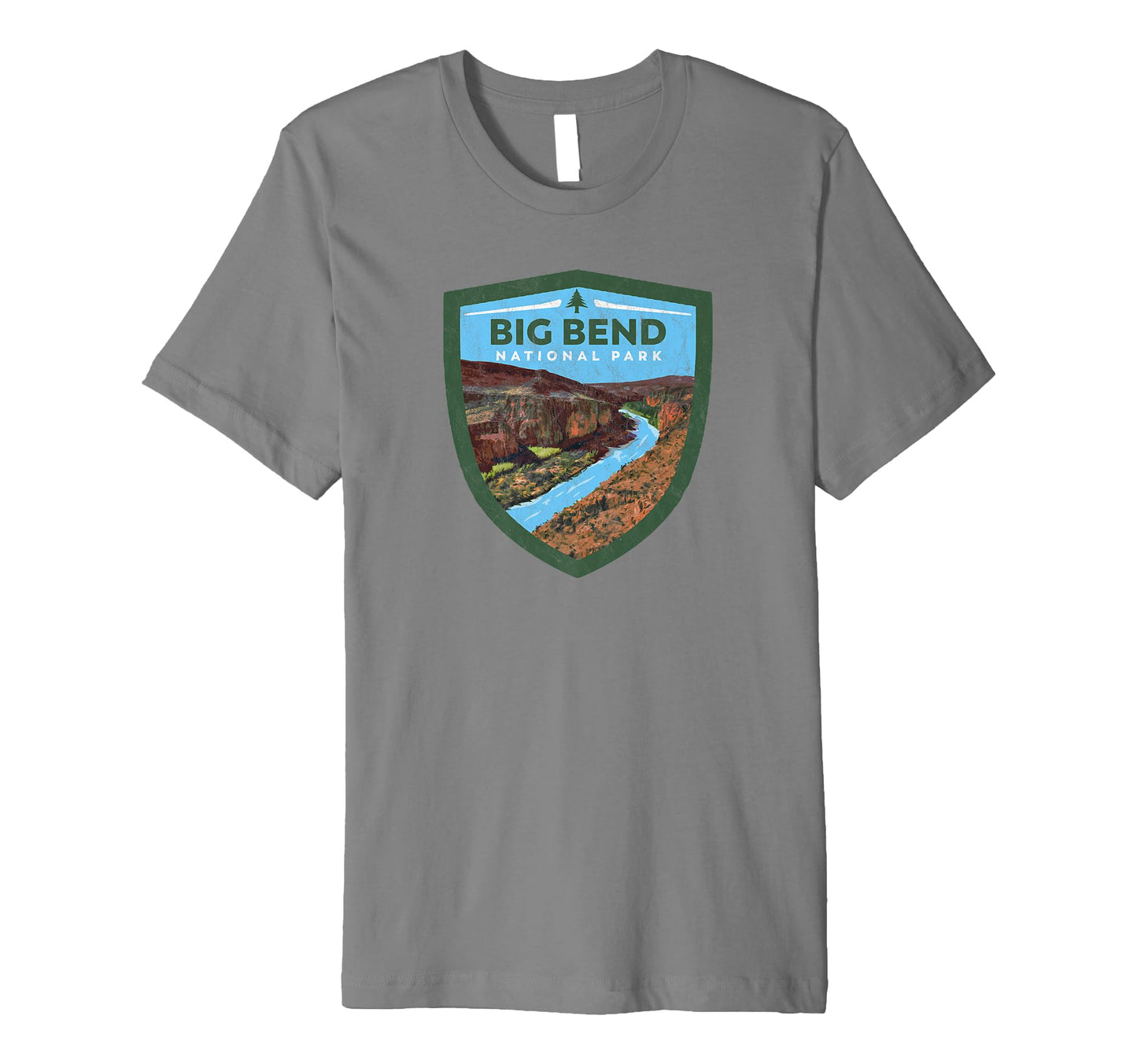 Big Bend National Park Badge T-Shirt - Custom Art Print for Adults - T-Shirt, Sweatshirt, Hoodie