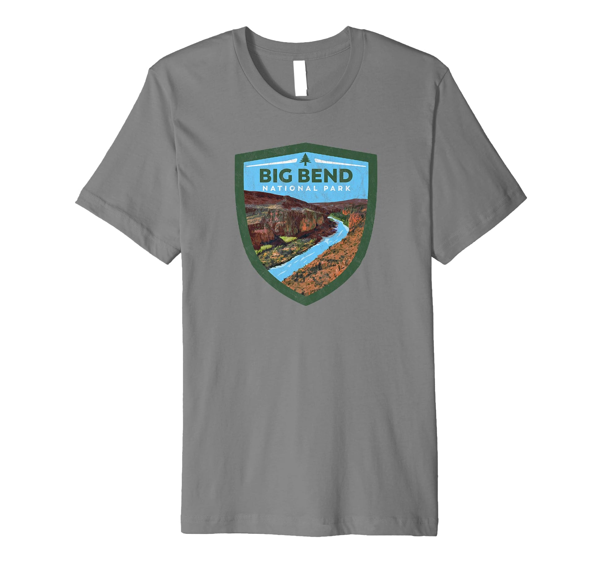 Big Bend National Park Badge T-Shirt - Custom Art Print for Adults - T-Shirt, Sweatshirt, Hoodie