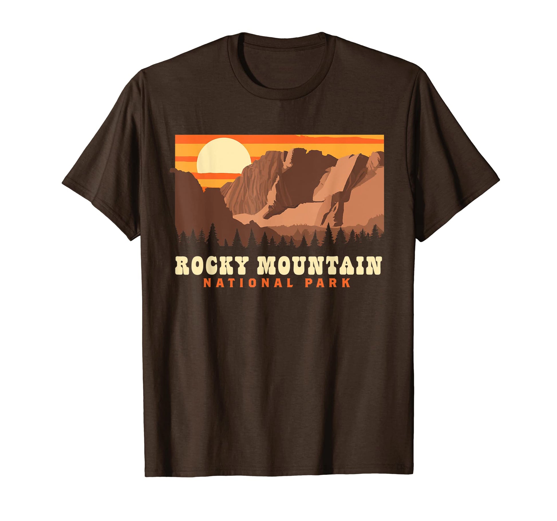 Rocky Mountain National Park Sunset T-Shirt - Custom Art Print for Adults - T-Shirt, Sweatshirt, Hoodie