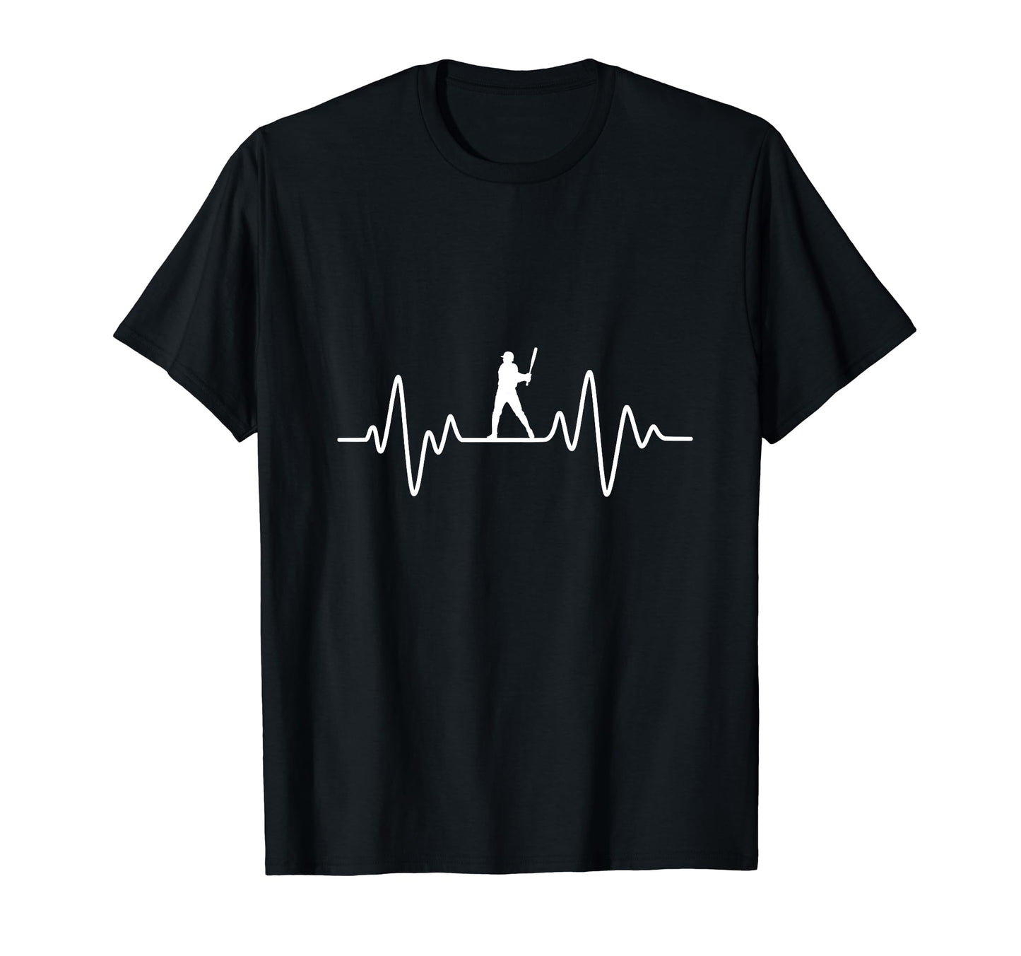 Baseball Heartbeat I Love Baseball T-Shirt - Aesthetic Graphic for Adults - T-Shirt, Sweatshirt, Hoodie