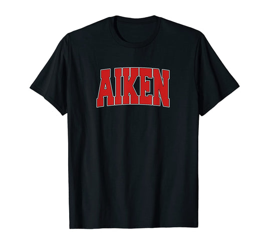 Aiken Sc South Carolina Varsity Usa T-Shirt - Custom Art Print for Adults - T-Shirt, Sweatshirt, Hoodie