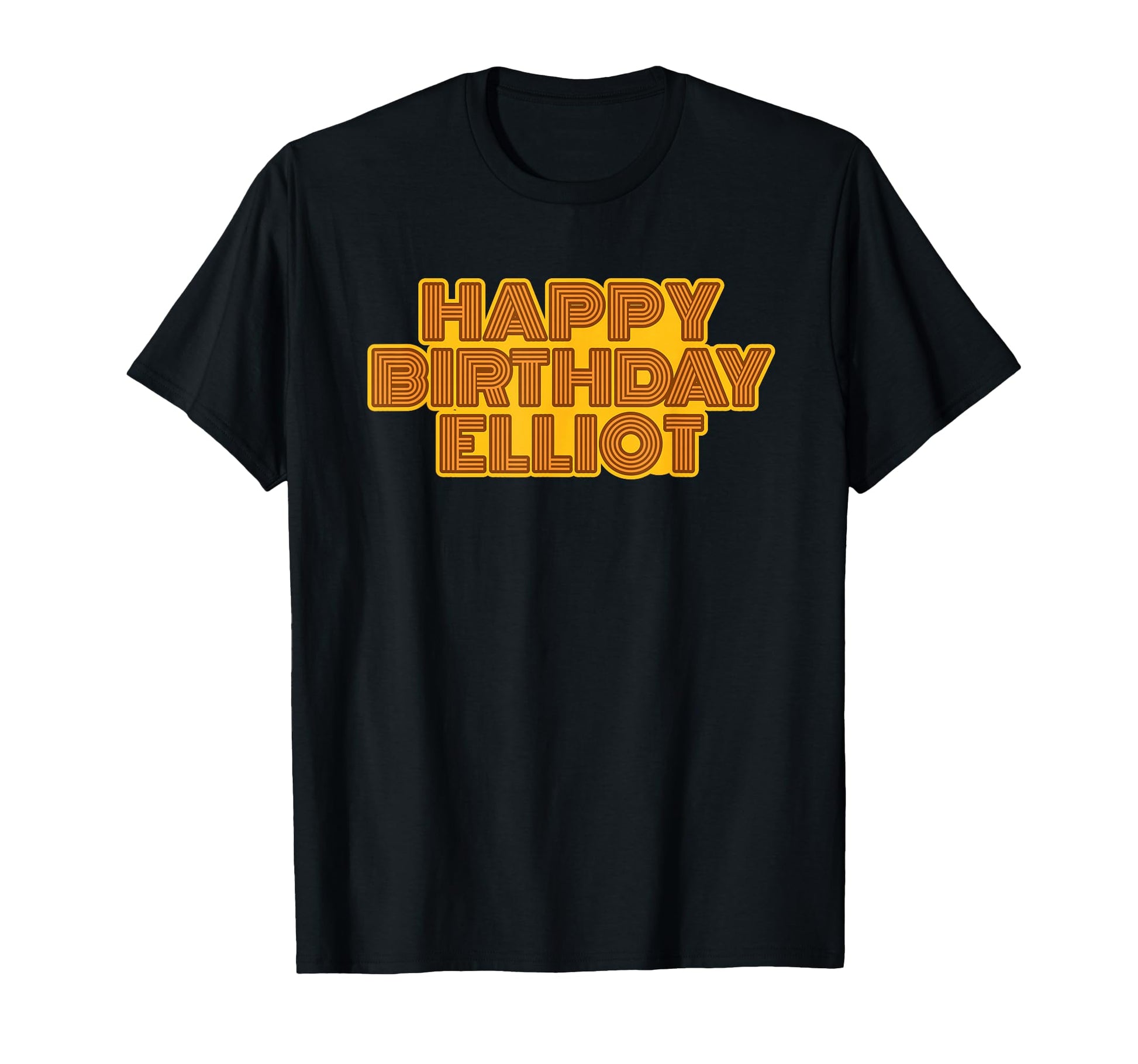 Happy Birthday Elliot Personalized T-Shirt - Trendy Graphic for Adults - T-Shirt, Sweatshirt, Hoodie