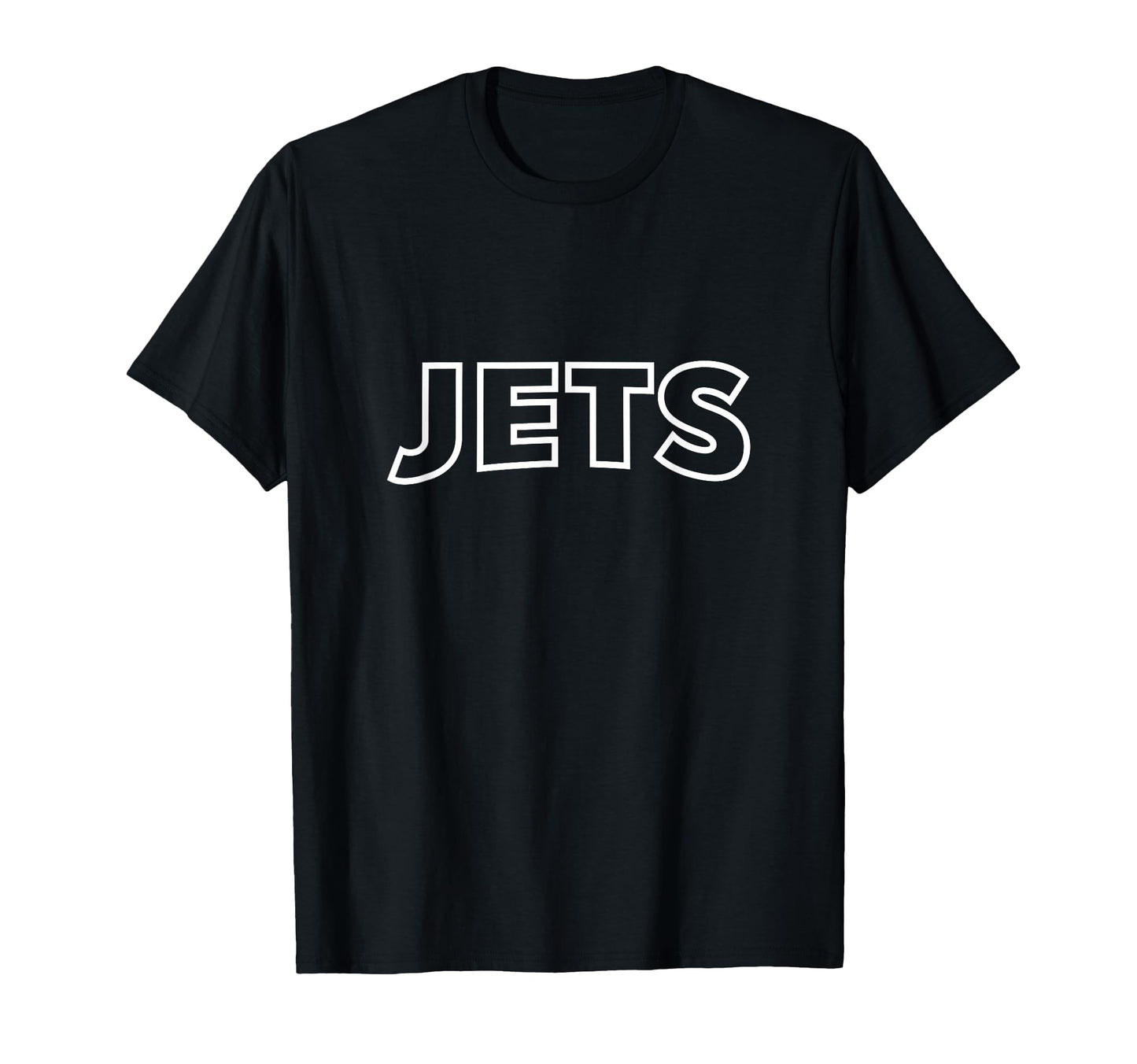 Jets Outlined Typography T-Shirt - Streetwear Style Men Women - T-Shirt, Sweatshirt, Hoodie