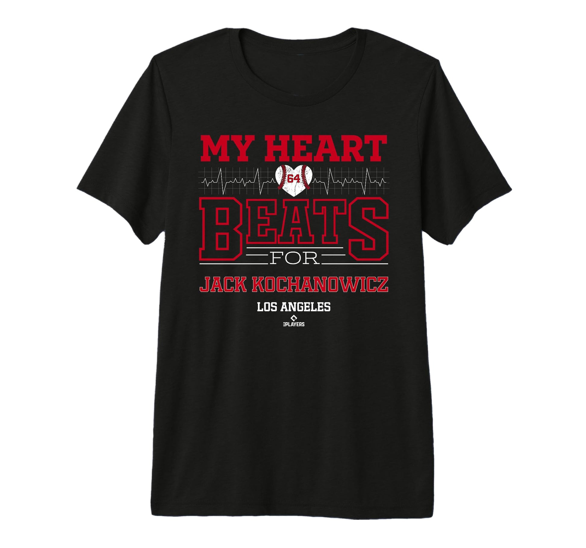 My Heart Beats Jack Kochanowicz Los T-Shirt - Fun Novelty Design Men Women - T-Shirt, Sweatshirt, Hoodie