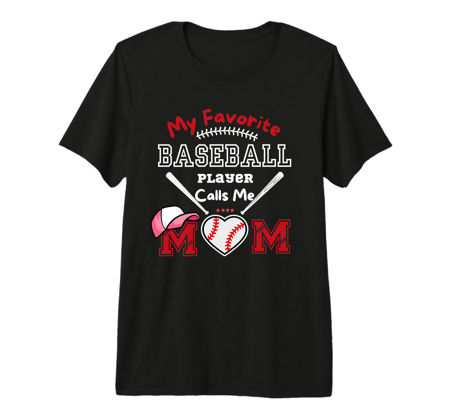 Baseball Love My Favorite Player T-Shirt - Novelty Apparel for Adults - T-Shirt, Sweatshirt, Hoodie