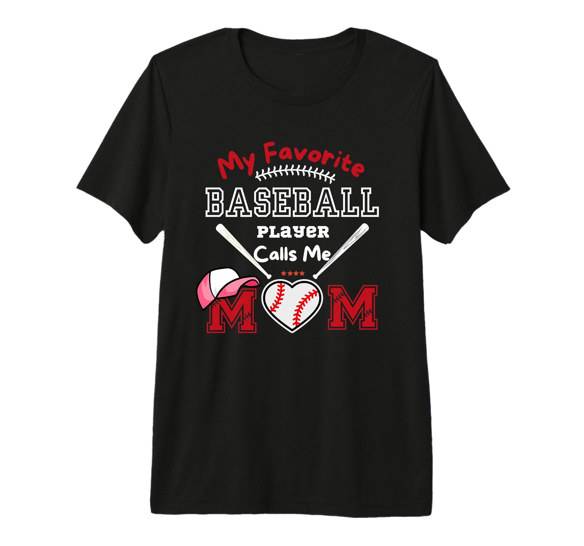 Baseball Love My Favorite Player T-Shirt - Novelty Apparel for Adults - T-Shirt, Sweatshirt, Hoodie