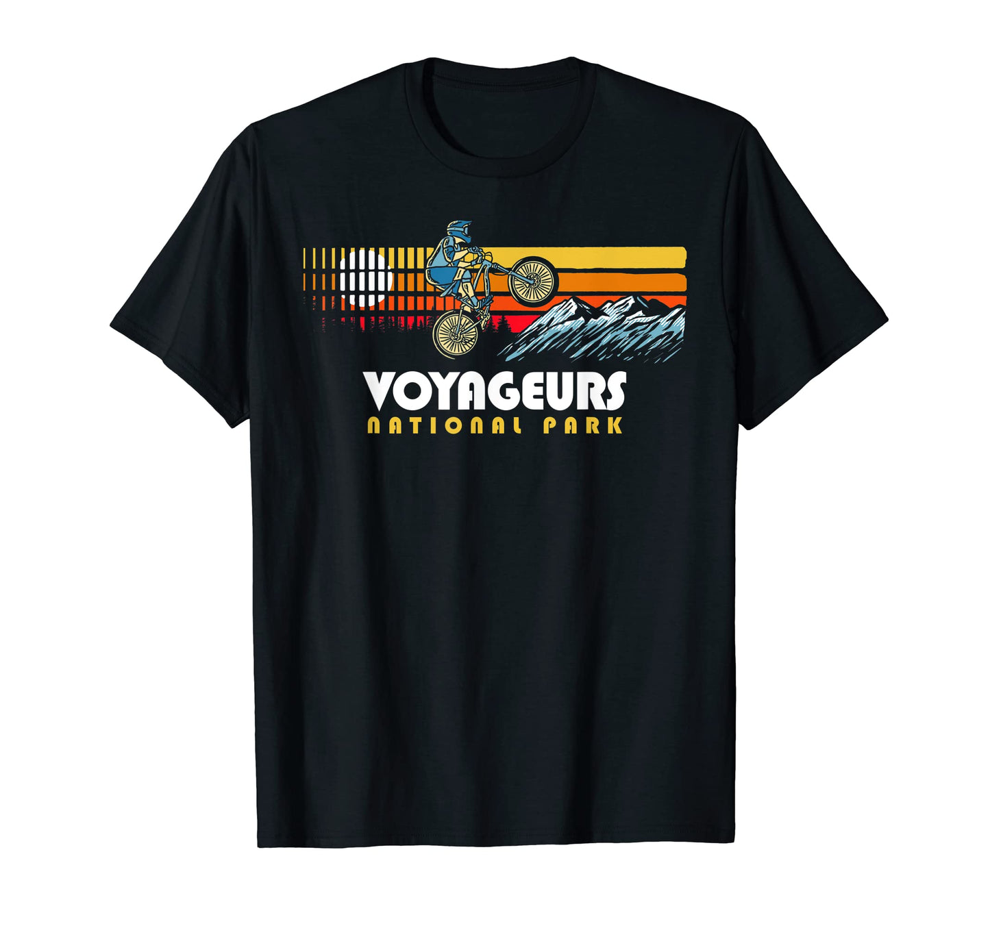 80S Voyageurs National Park Mountain T-Shirt - Streetwear Style for Adults - T-Shirt, Sweatshirt, Hoodie