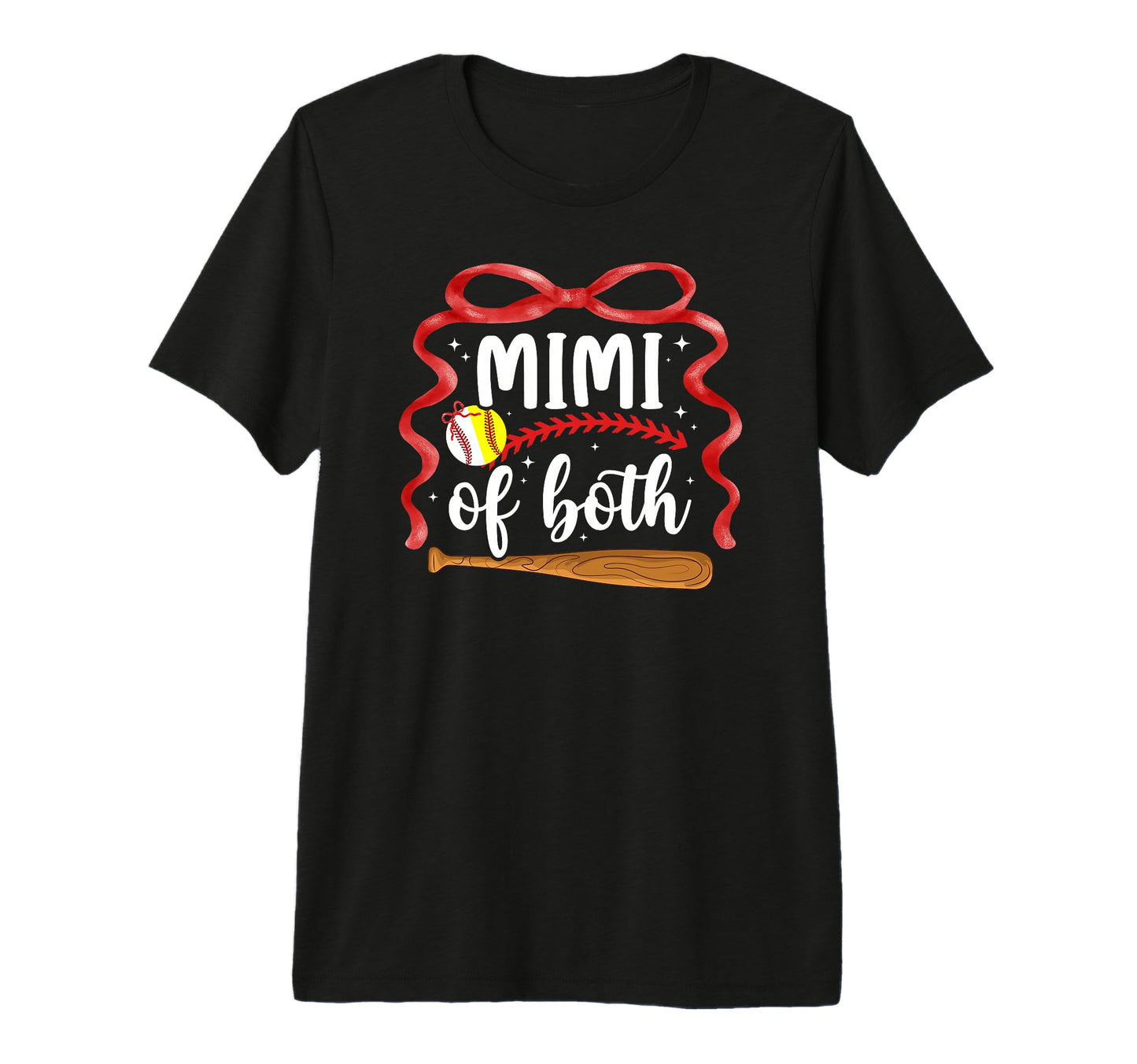 Mimi Both Coquette Baseball T-Shirt - Fun Novelty Design Men Women - T-Shirt, Sweatshirt, Hoodie