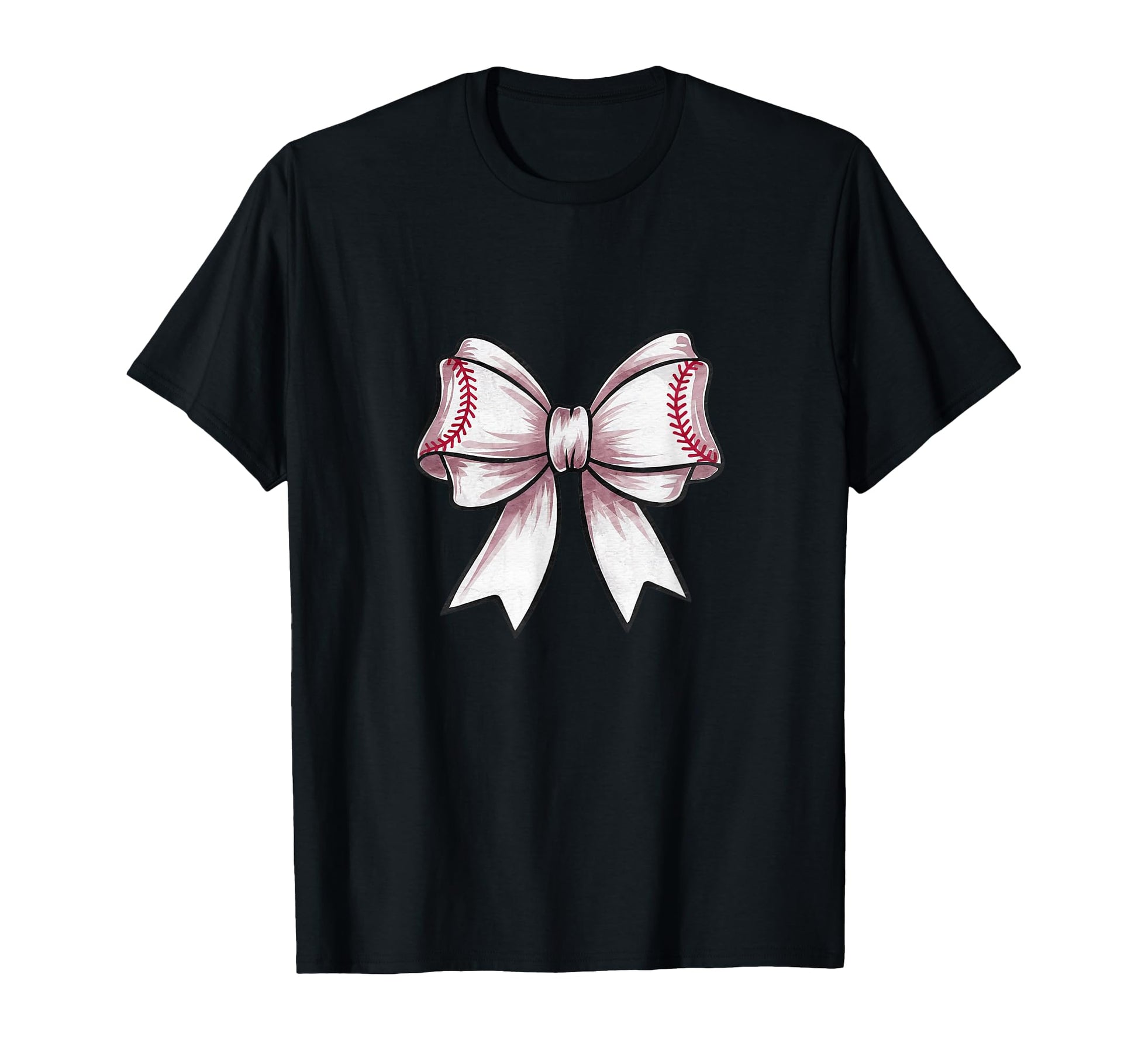Coquette Baseball Bow Mom Sister Grandma T-Shirt - Graphic Print for Adults - T-Shirt, Sweatshirt, Hoodie