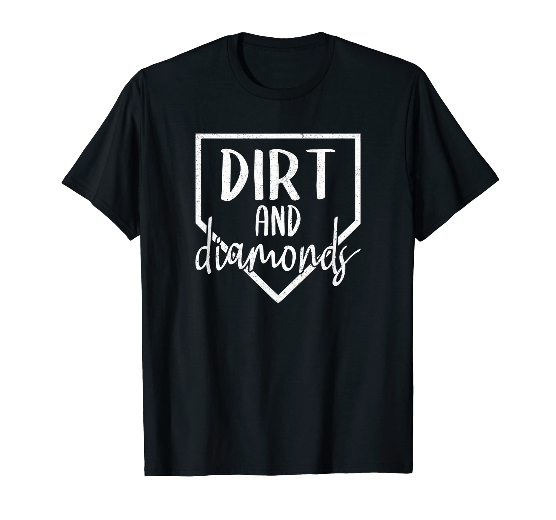 Dirt And Diamonds Baseball Womens T-Shirt - Minimalist Print Men Women - T-Shirt, Sweatshirt, Hoodie