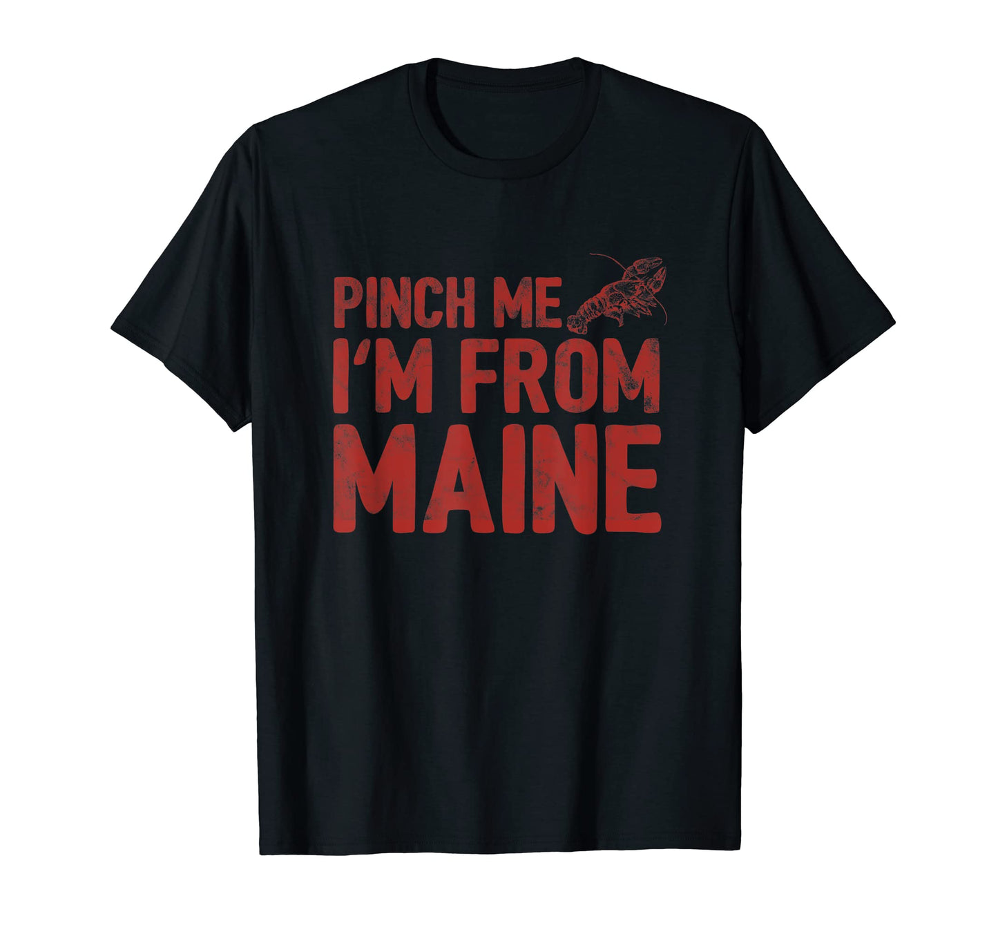 Pinch Me Funny Maine Vibes Seafood T-Shirt - Unique Graphic for Adults - T-Shirt, Sweatshirt, Hoodie