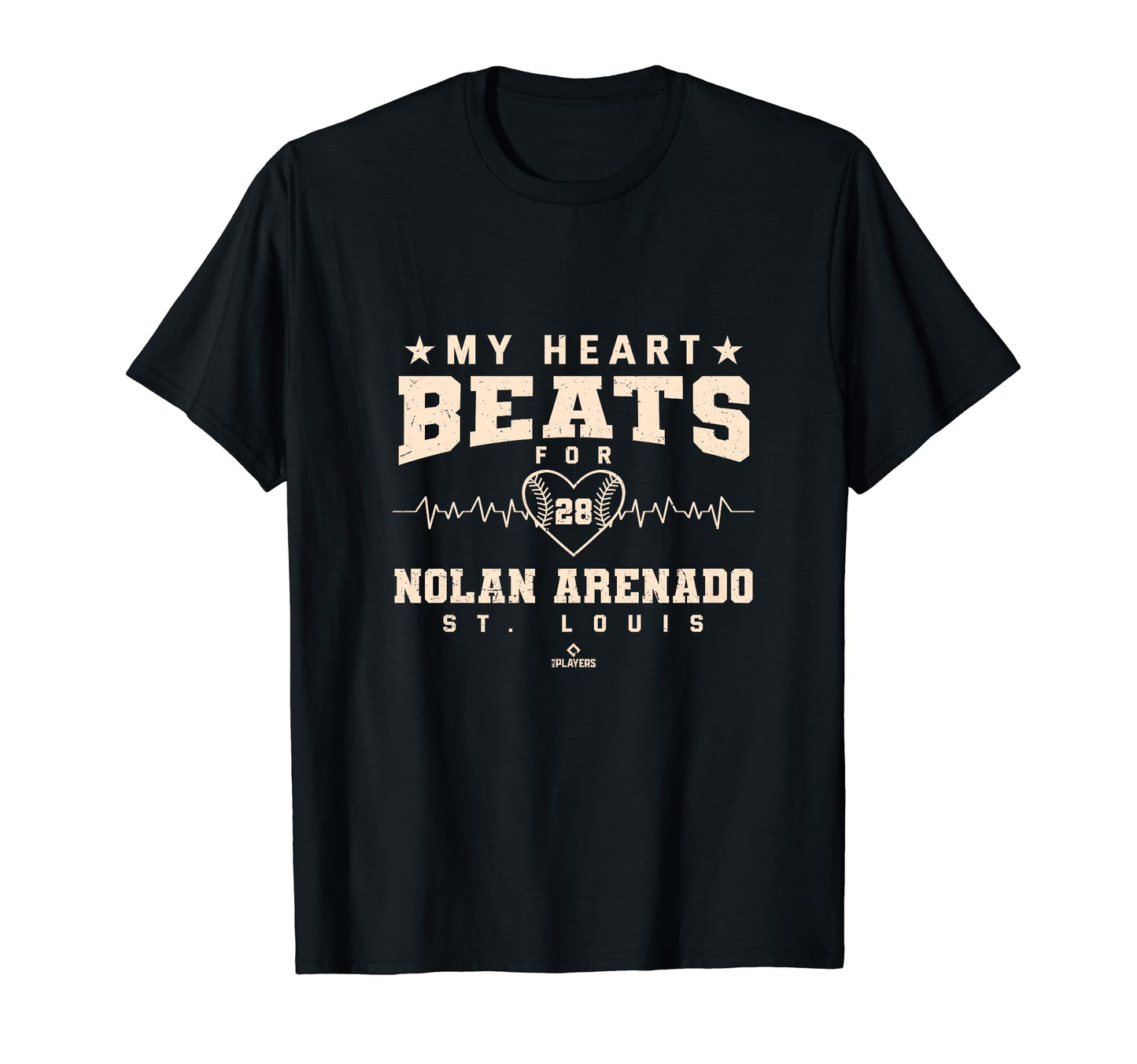 My Heart Beats Nolan Arenado Baseball T-Shirt - Trendy Graphic Unisex - T-Shirt, Sweatshirt, Hoodie