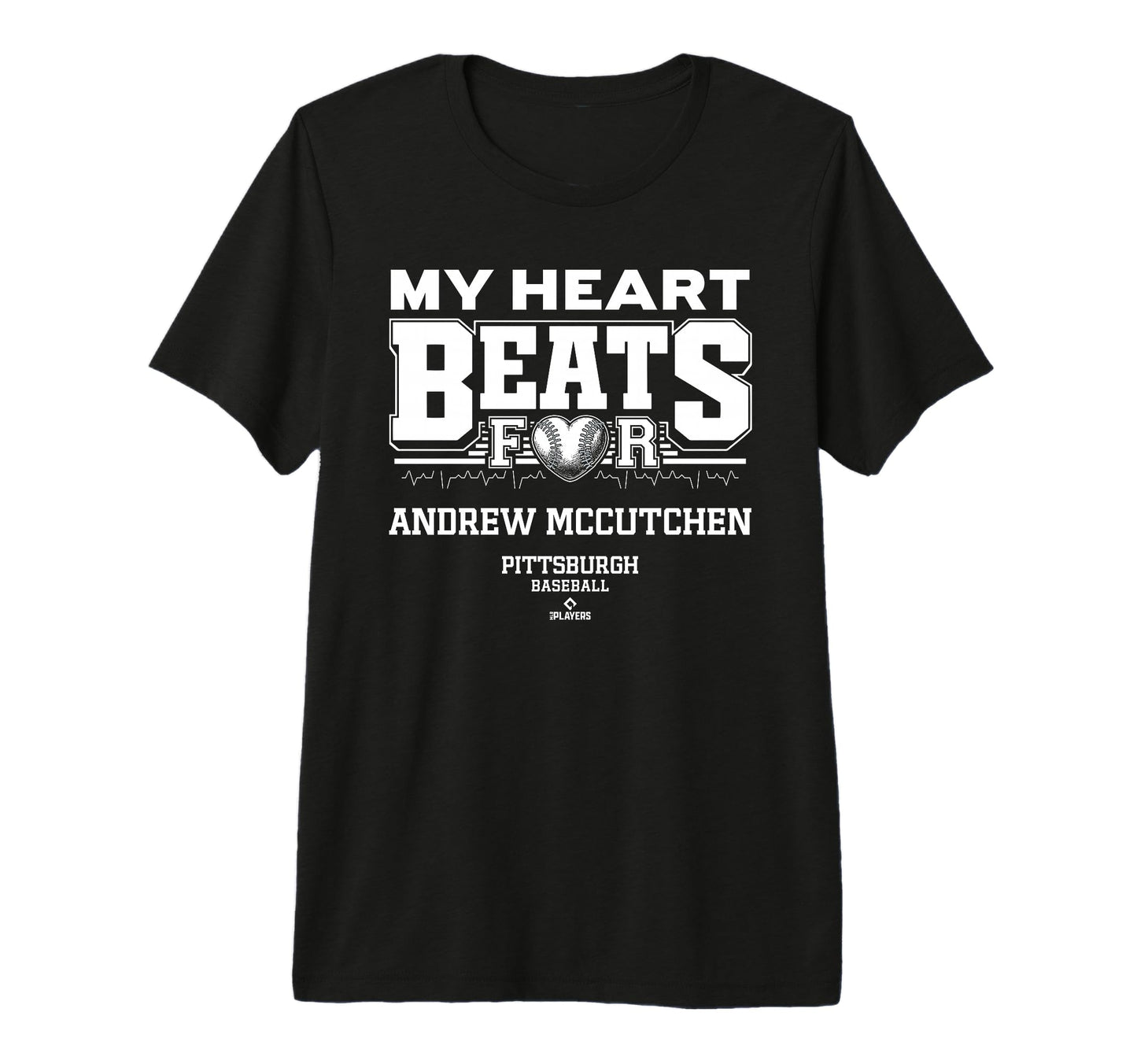 My Heart Beats Andrew Mccutchen T-Shirt - Aesthetic Graphic for Adults - T-Shirt, Sweatshirt, Hoodie