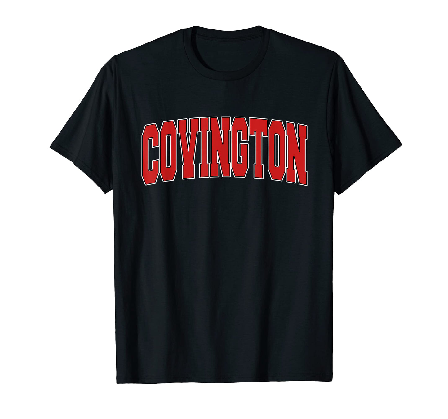 Covington Tn Tennessee Varsity Usa T-Shirt - Fun Novelty Design Unisex - T-Shirt, Sweatshirt, Hoodie
