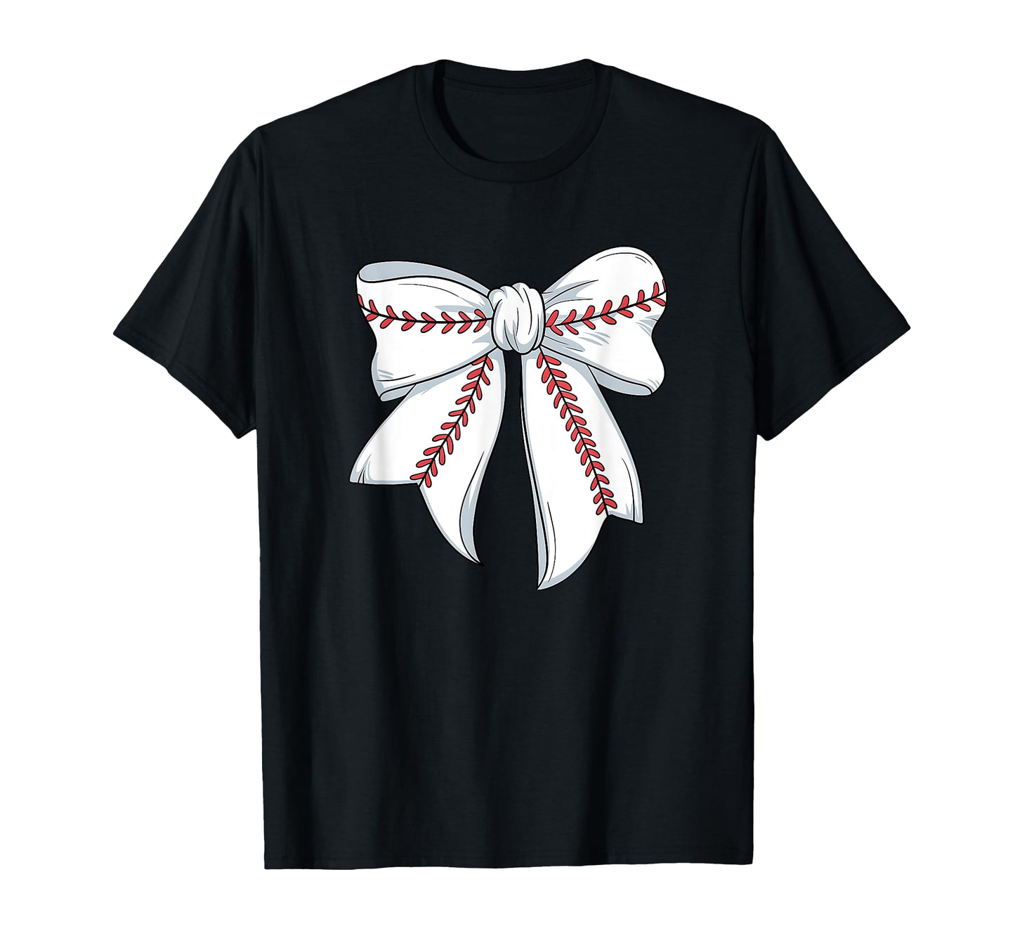 Baseball Coquette Bow Baseball Mom Mama T-Shirt - Trendy Graphic Unisex - T-Shirt, Sweatshirt, Hoodie