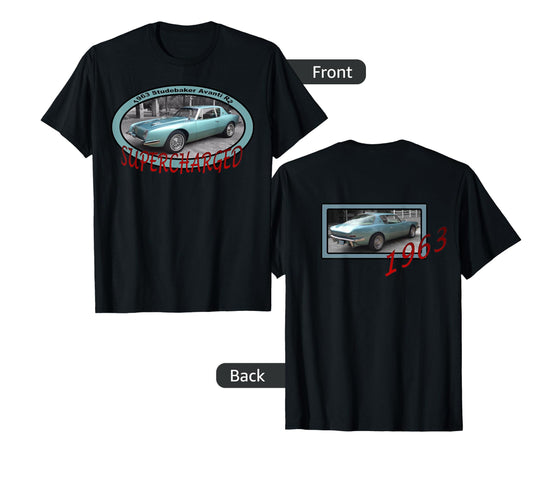 1963 Avanti R2 Studebaker T-Shirt - Unique Graphic Men Women - T-Shirt, Sweatshirt, Hoodie