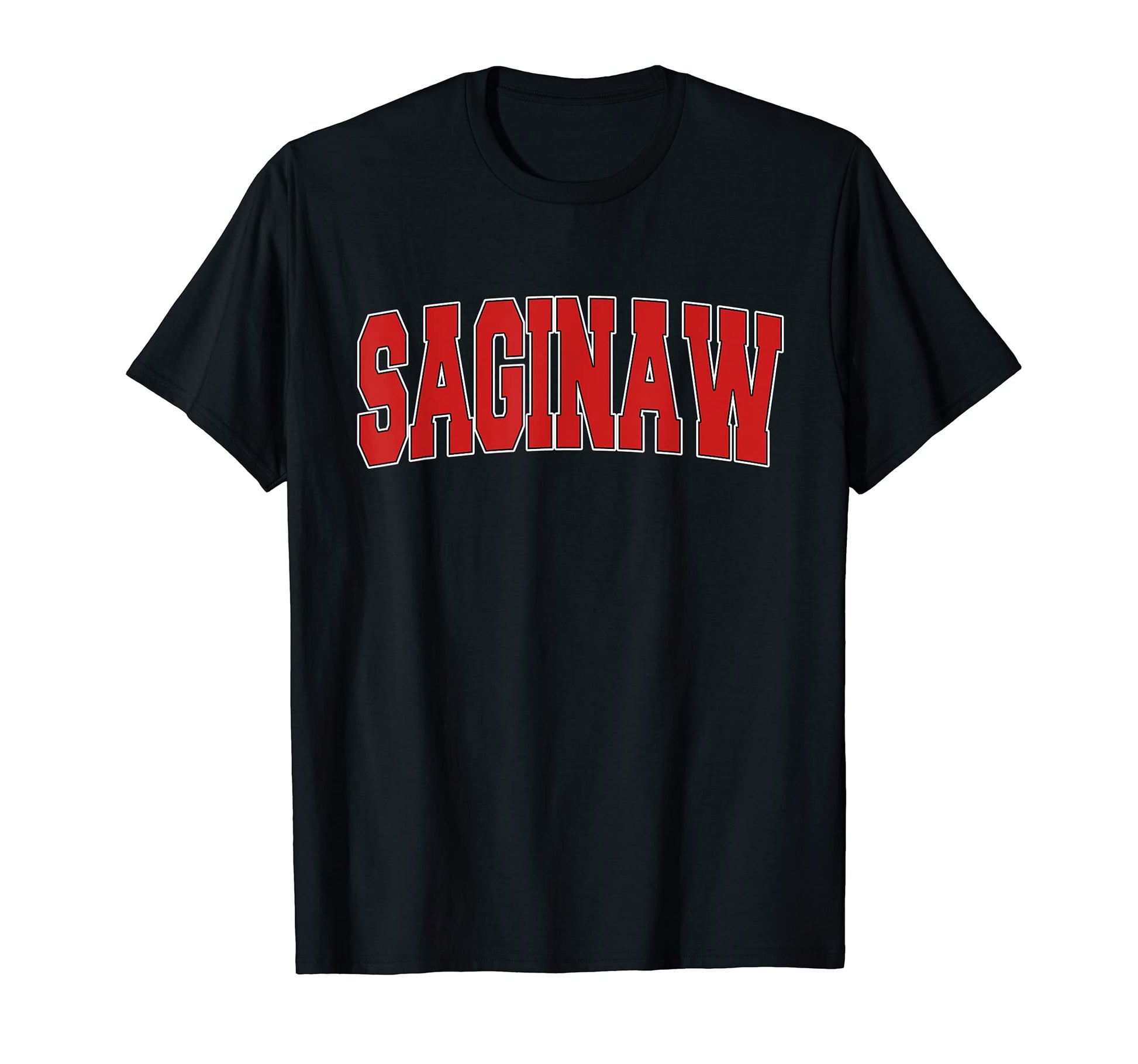 Saginaw Mi Michigan Varsity Usa Sports T-Shirt - Trendy Graphic Men Women - T-Shirt, Sweatshirt, Hoodie