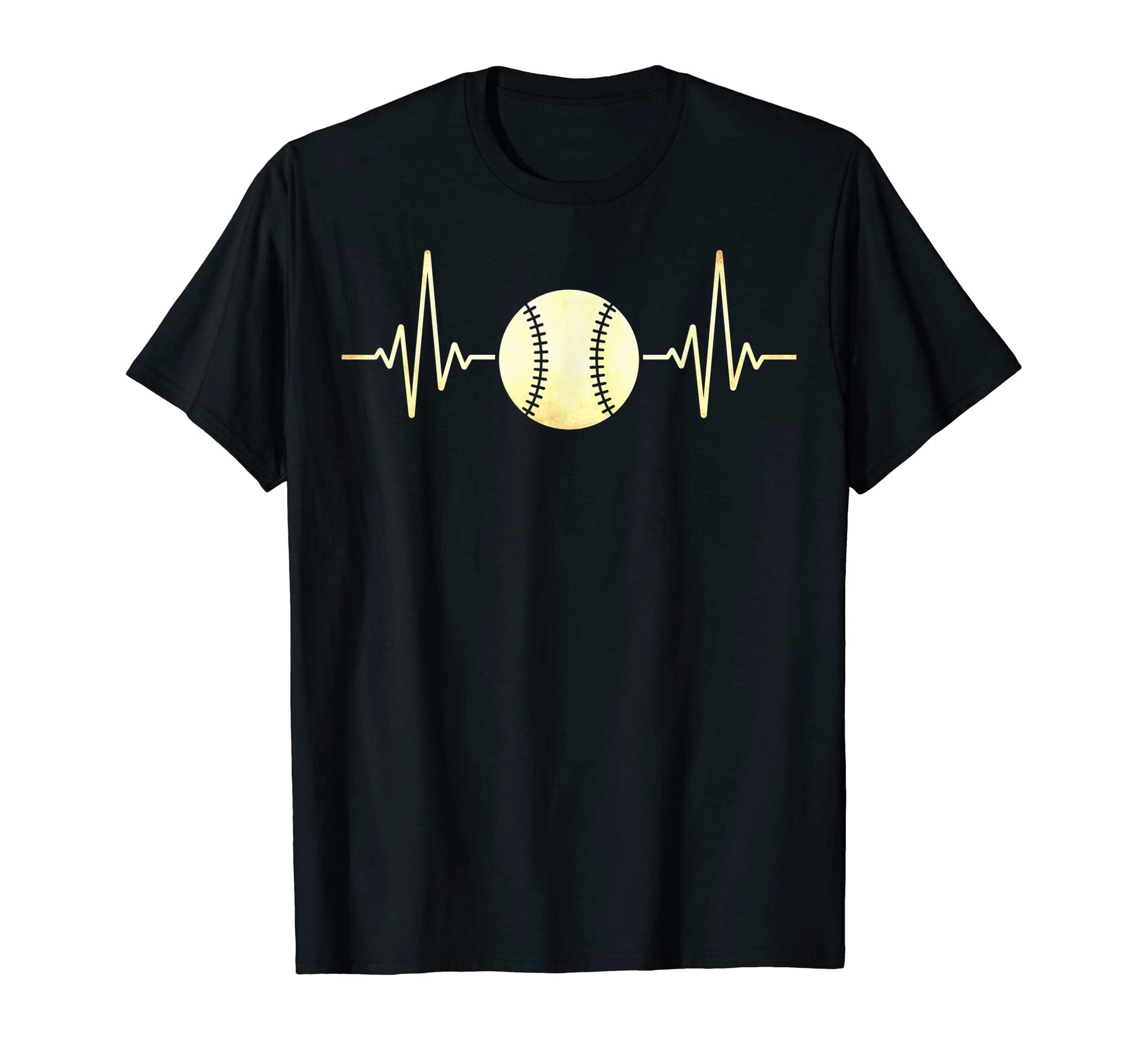 Baseball Coaches Baseball Heartbeat T-Shirt - Minimalist Print for Adults - T-Shirt, Sweatshirt, Hoodie