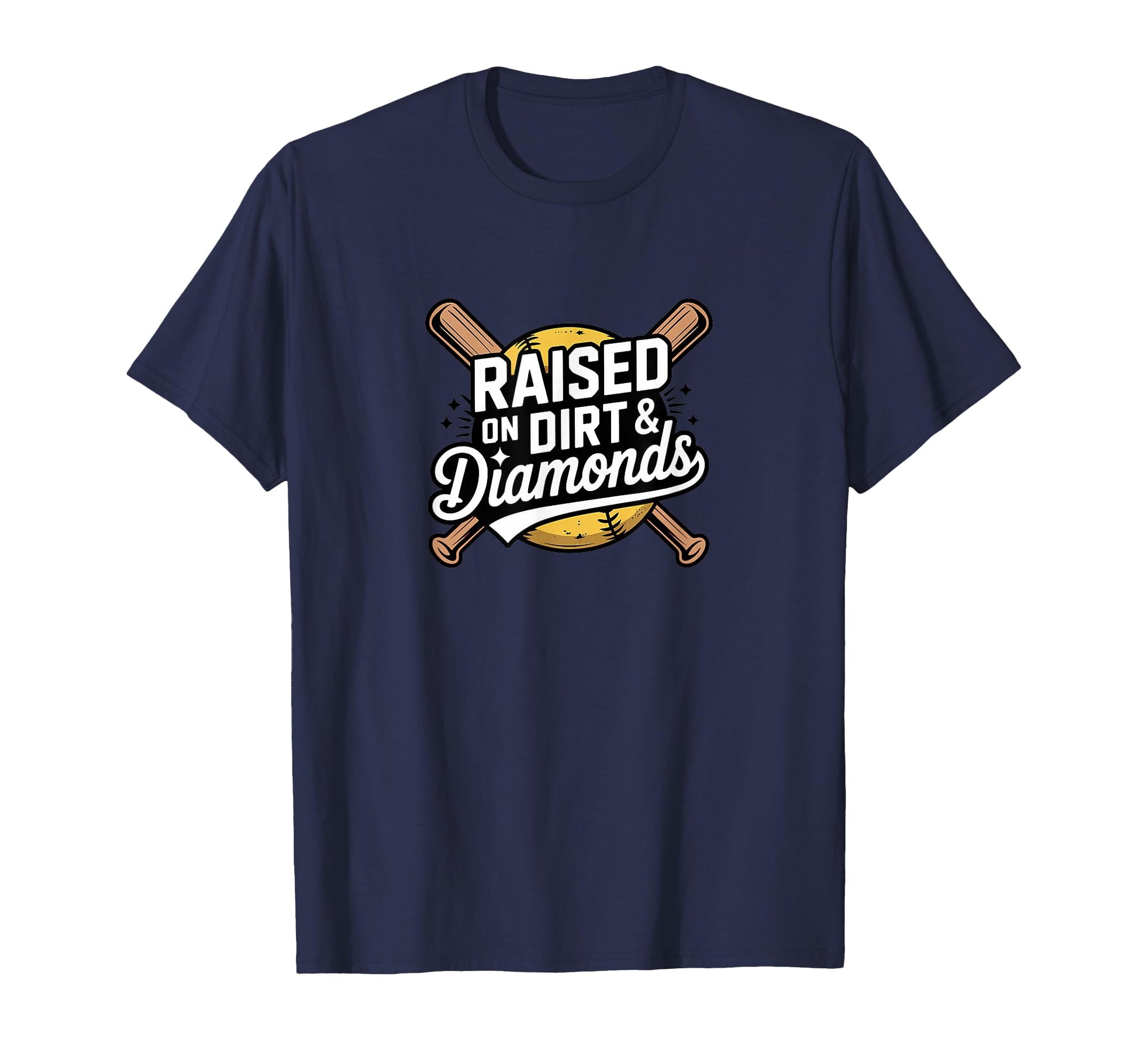 Raised Dirt And Diamonds T-Shirt - Casual Everyday Wear for Adults - T-Shirt, Sweatshirt, Hoodie