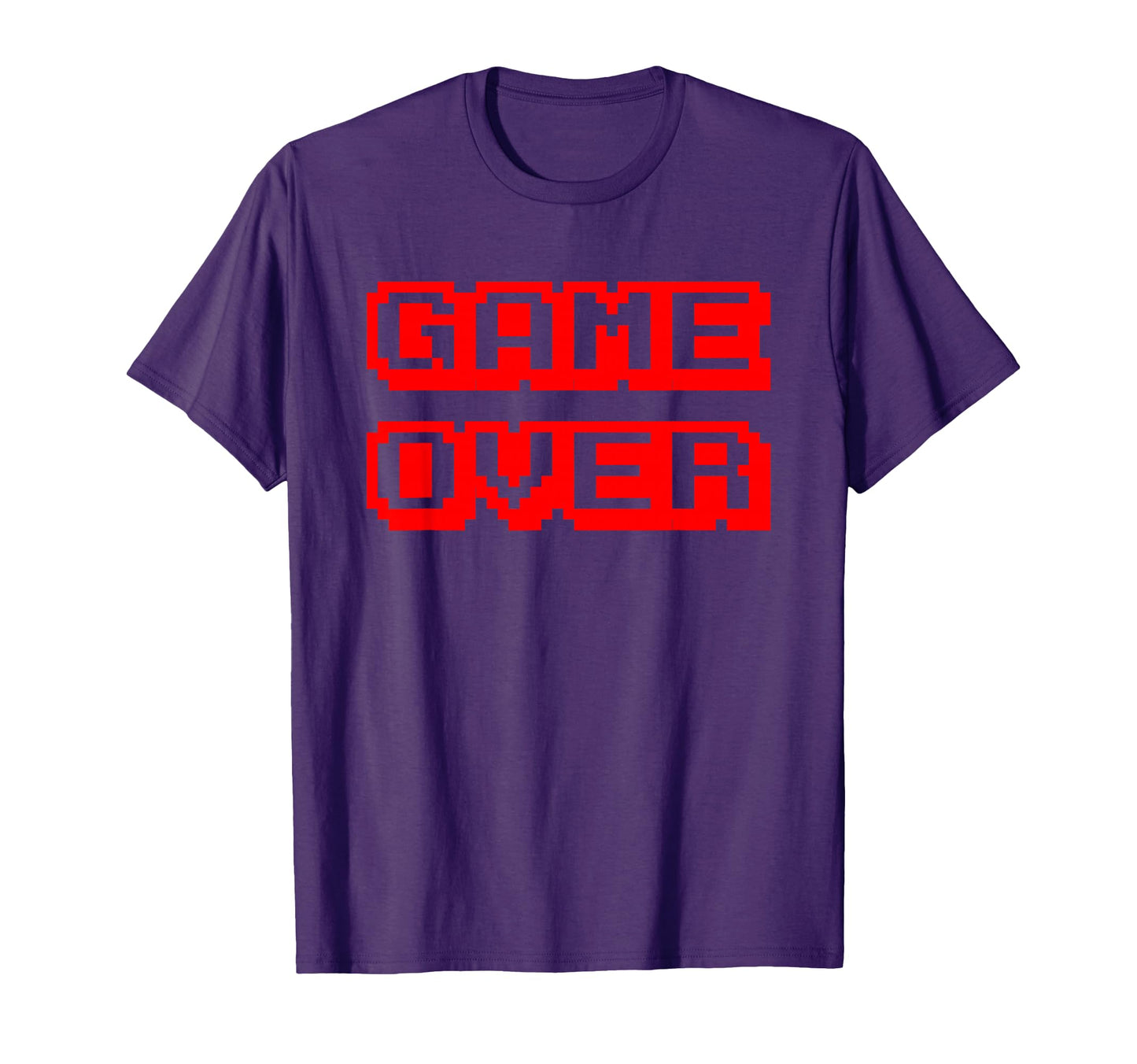 Game Over Gamer Videogamer Arcade T-Shirt - Aesthetic Graphic for Adults - T-Shirt, Sweatshirt, Hoodie